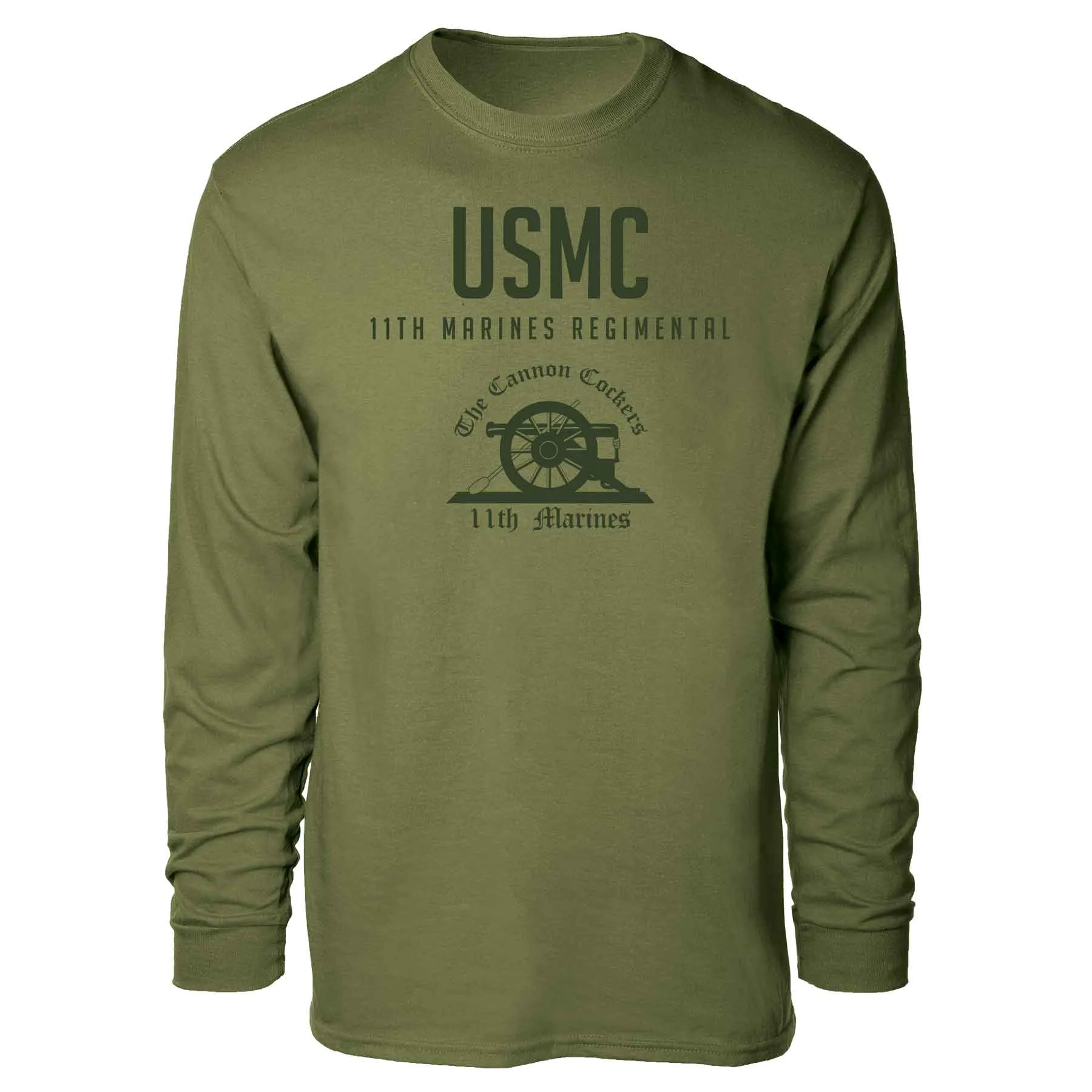 11th Marines Regimental Tonal Long Sleeve T-shirt