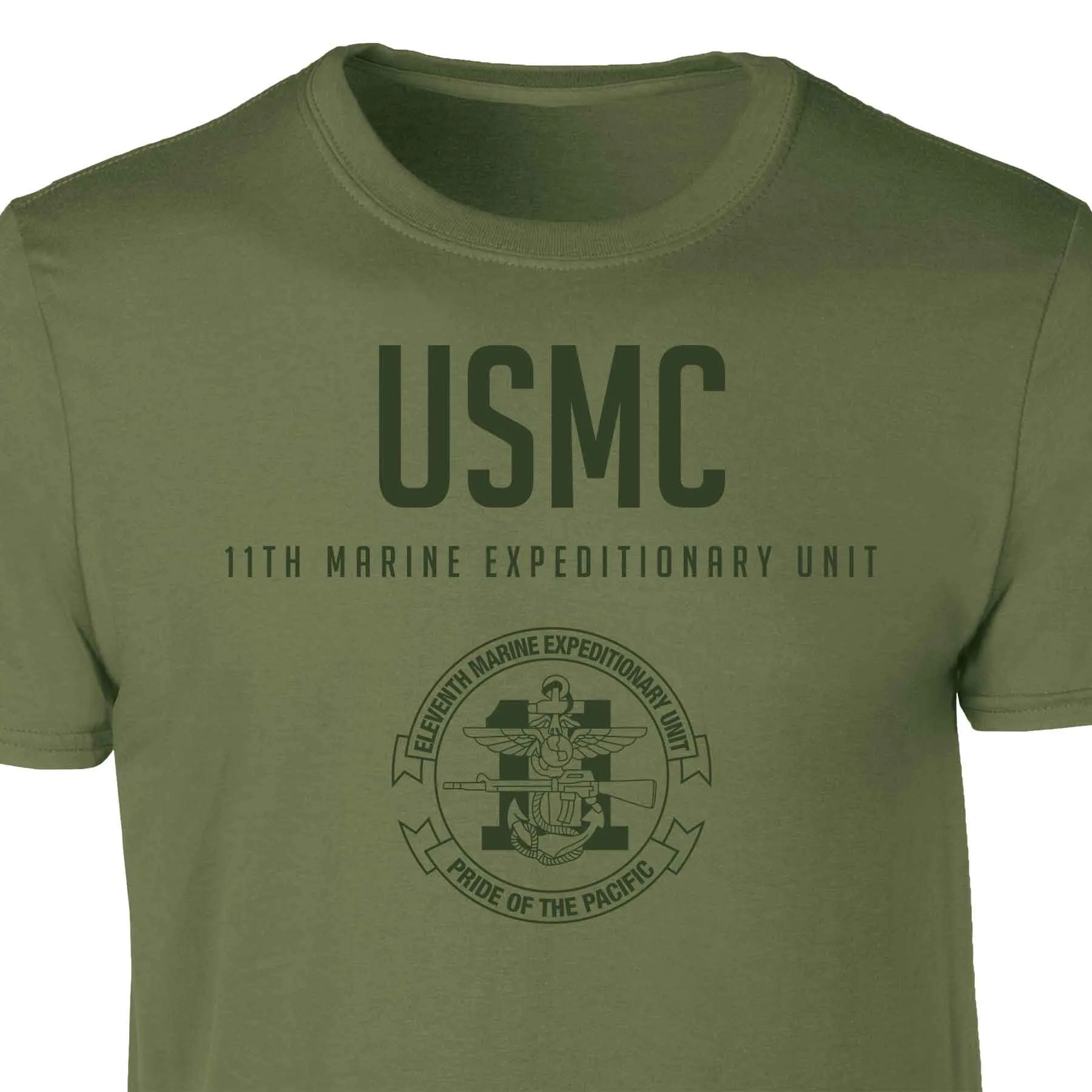 11th MEU Pride Of The Pacific Tonal Patch Graphic T-shirt