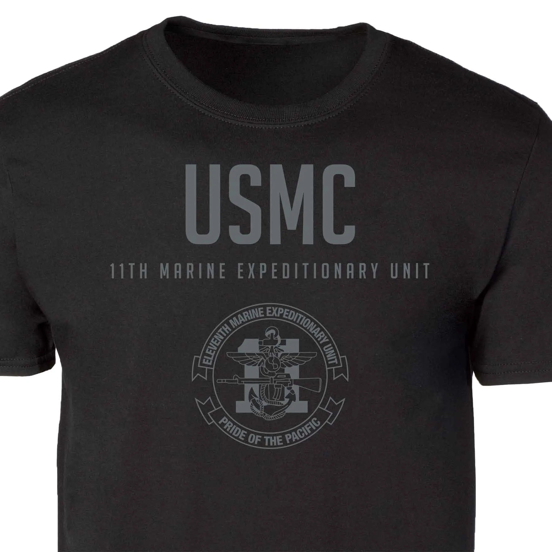 11th MEU Pride Of The Pacific Tonal Patch Graphic T-shirt