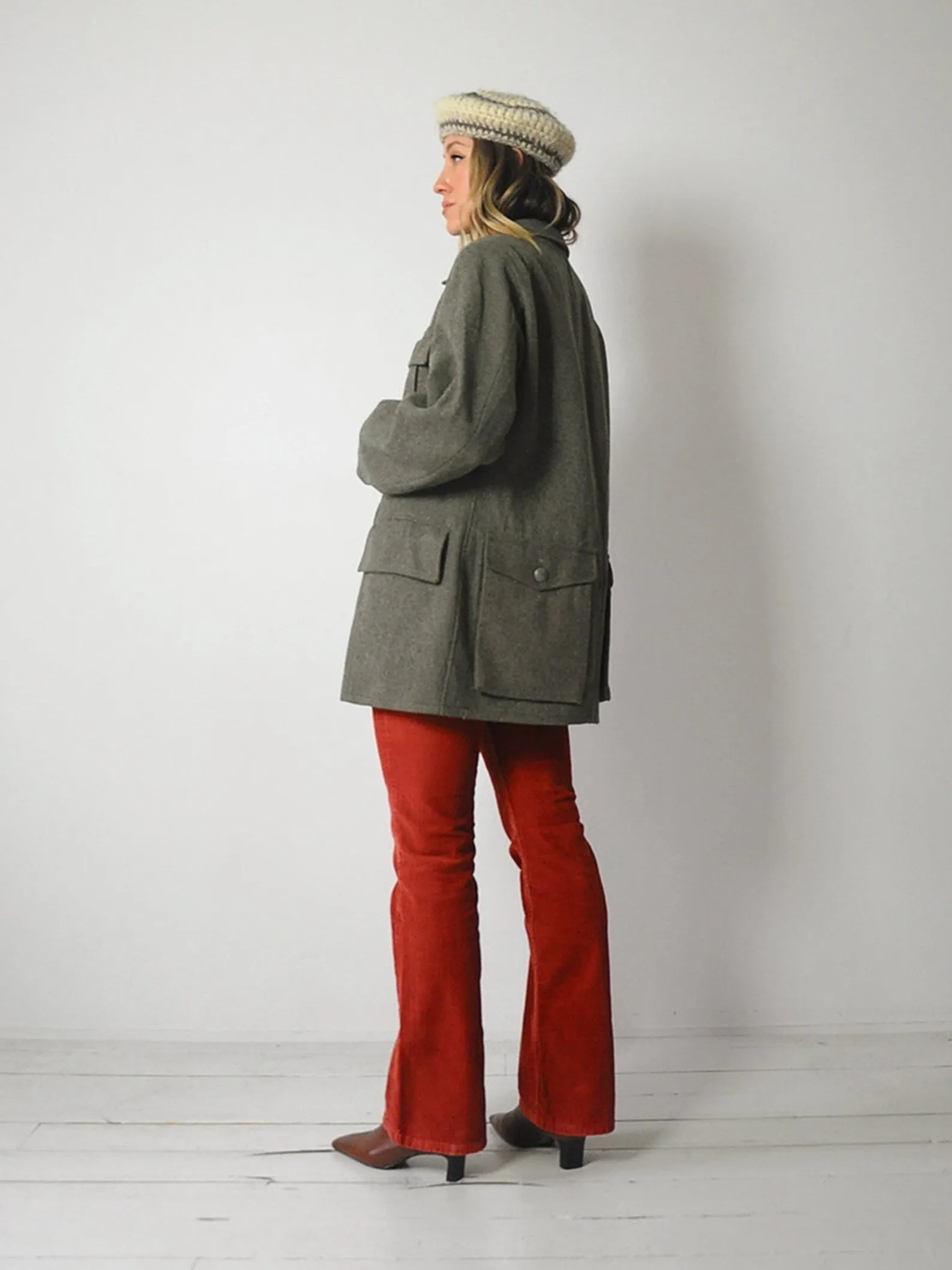 1945 Swedish Military Issue Wool Coat