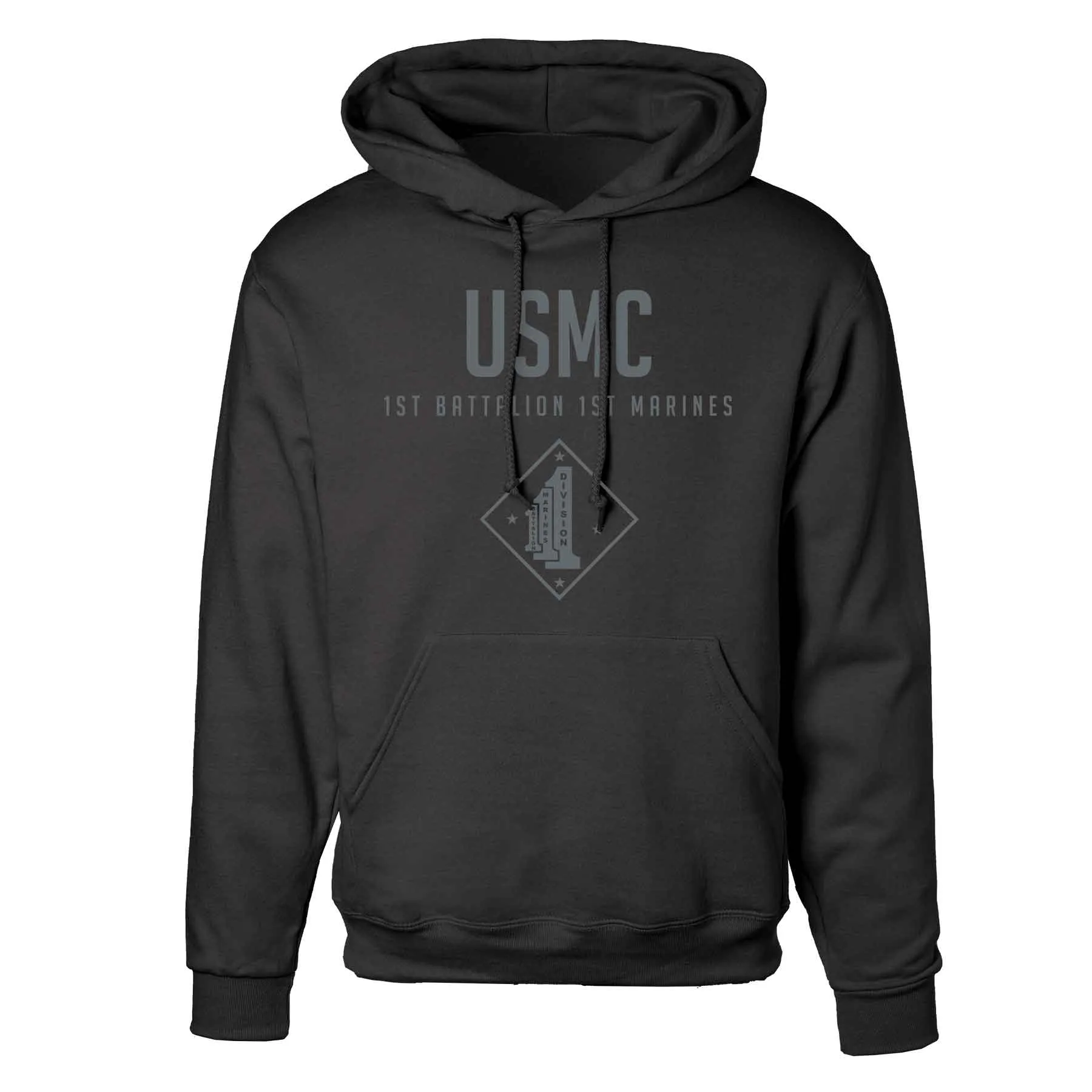 1st Battalion 1st Marines Tonal Hoodie