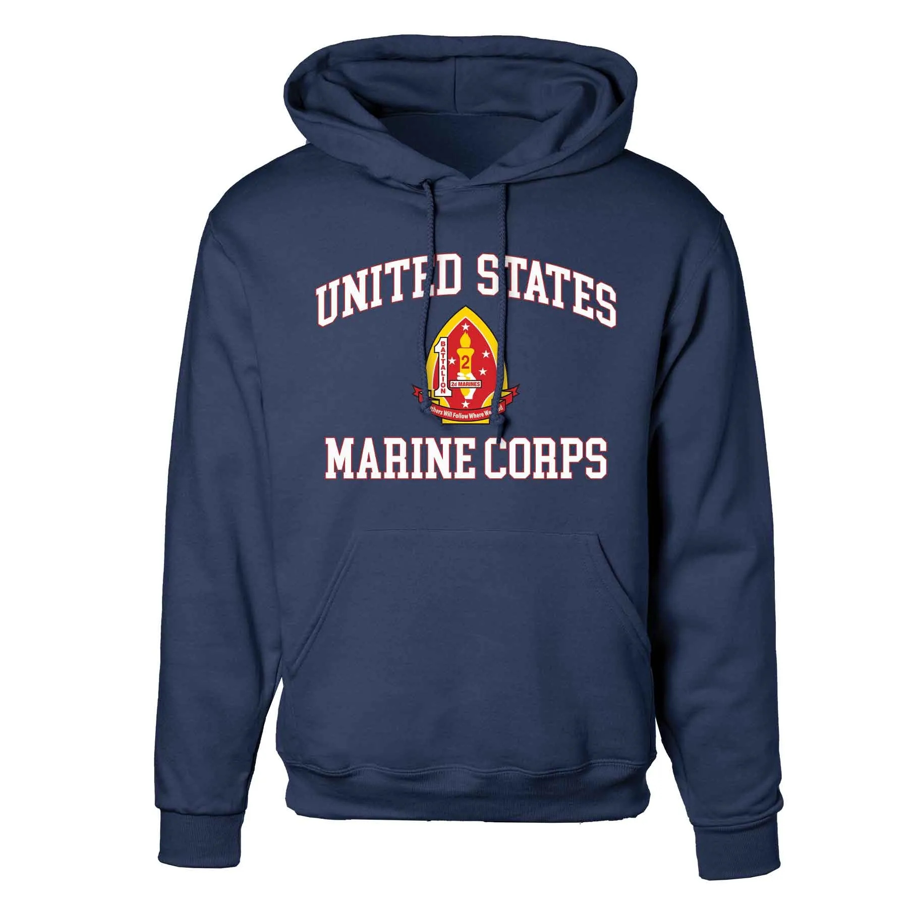 1st Battalion 2nd Marines USMC Hoodie