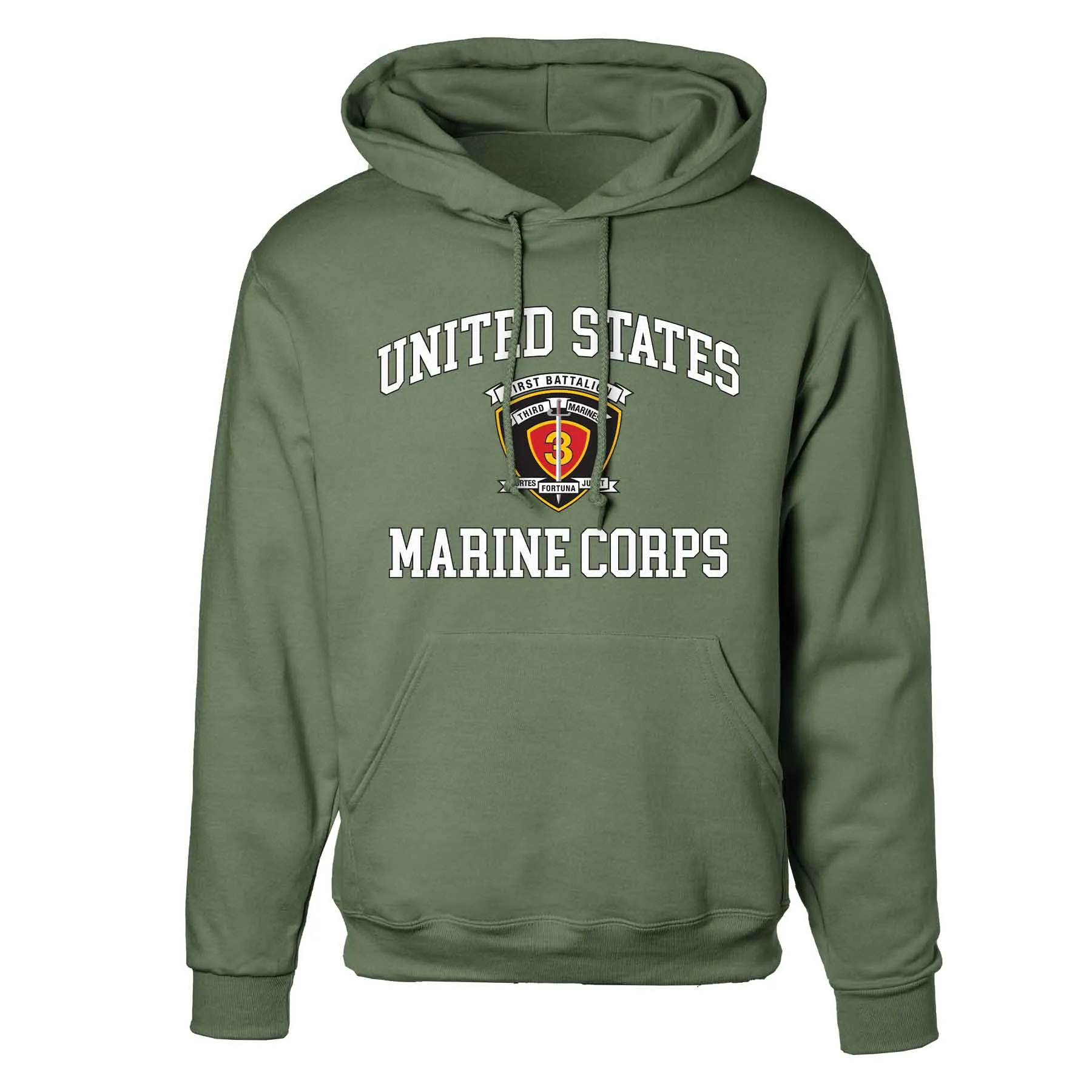 1st Battalion 3rd Marines USMC Hoodie