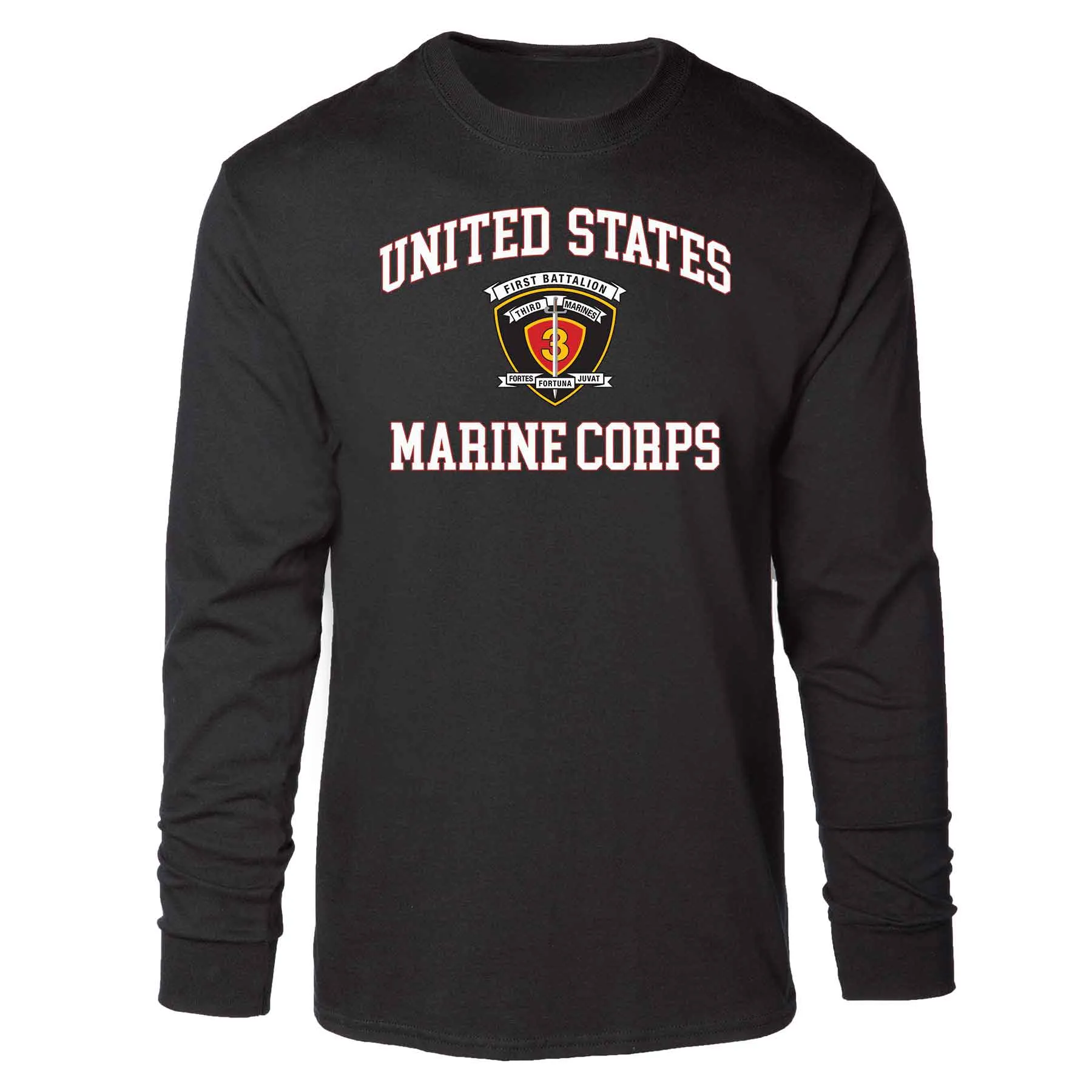 1st Battalion 3rd Marines USMC Long Sleeve T-shirt