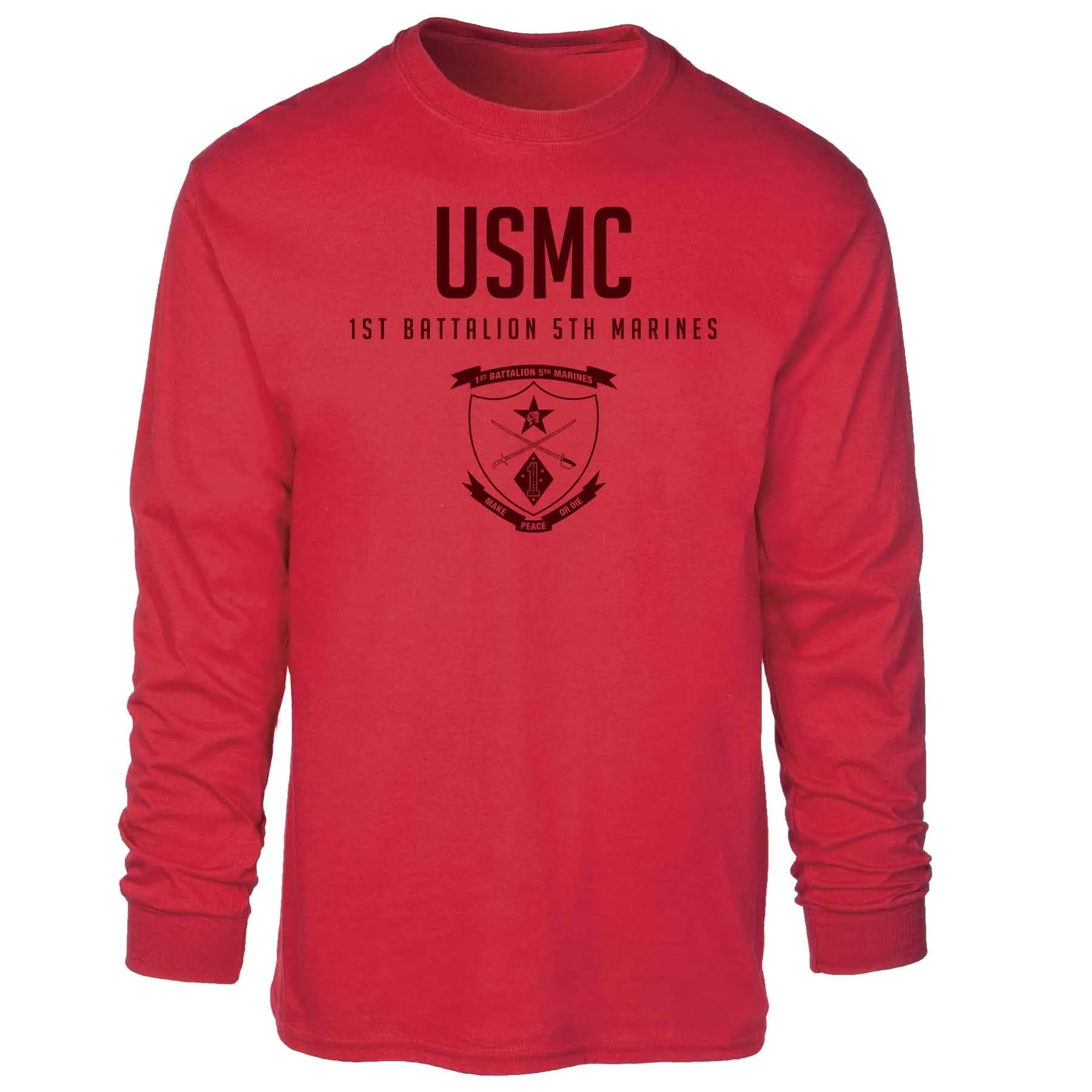 1st Battalion 5th Marines Tonal Long Sleeve T-shirt