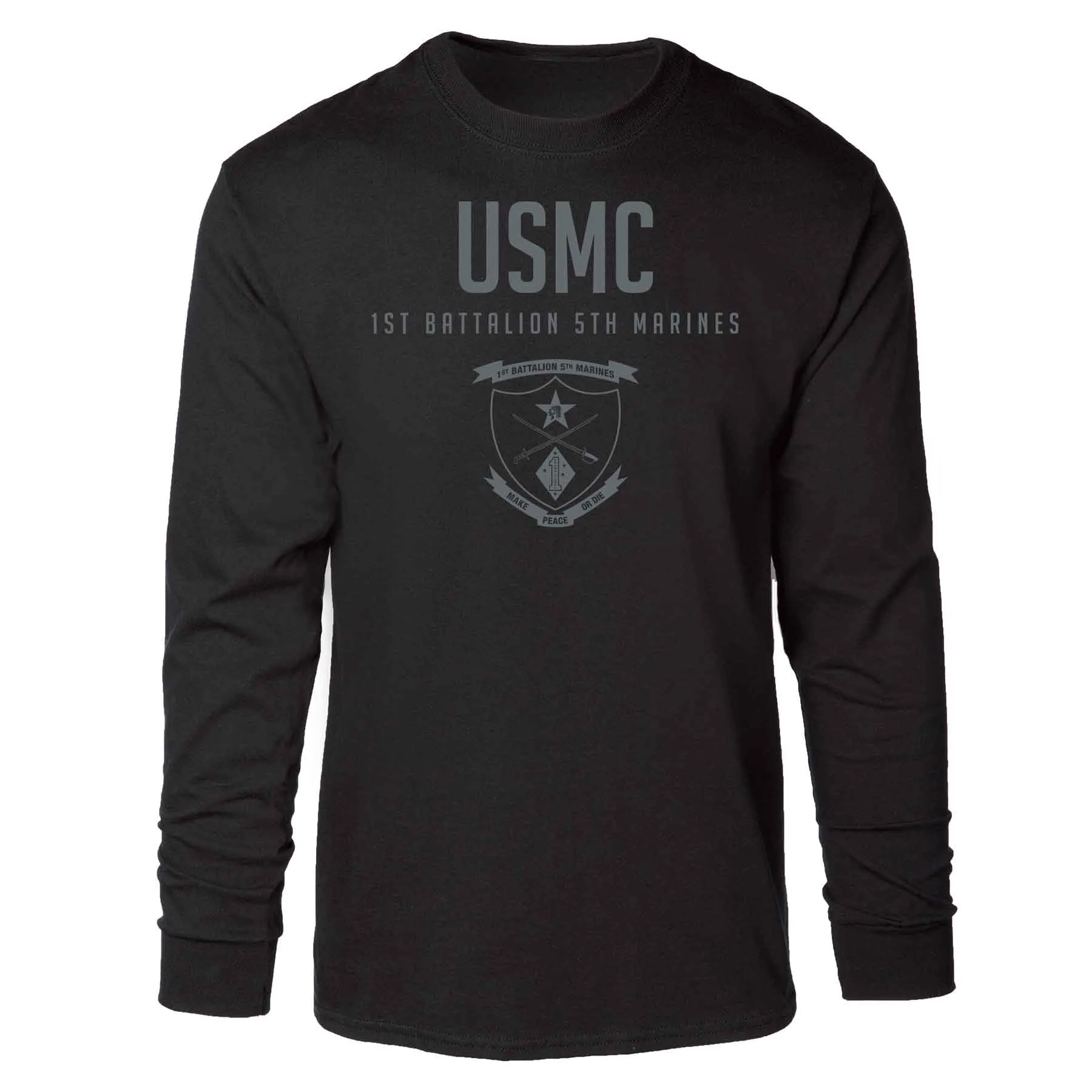 1st Battalion 5th Marines Tonal Long Sleeve T-shirt