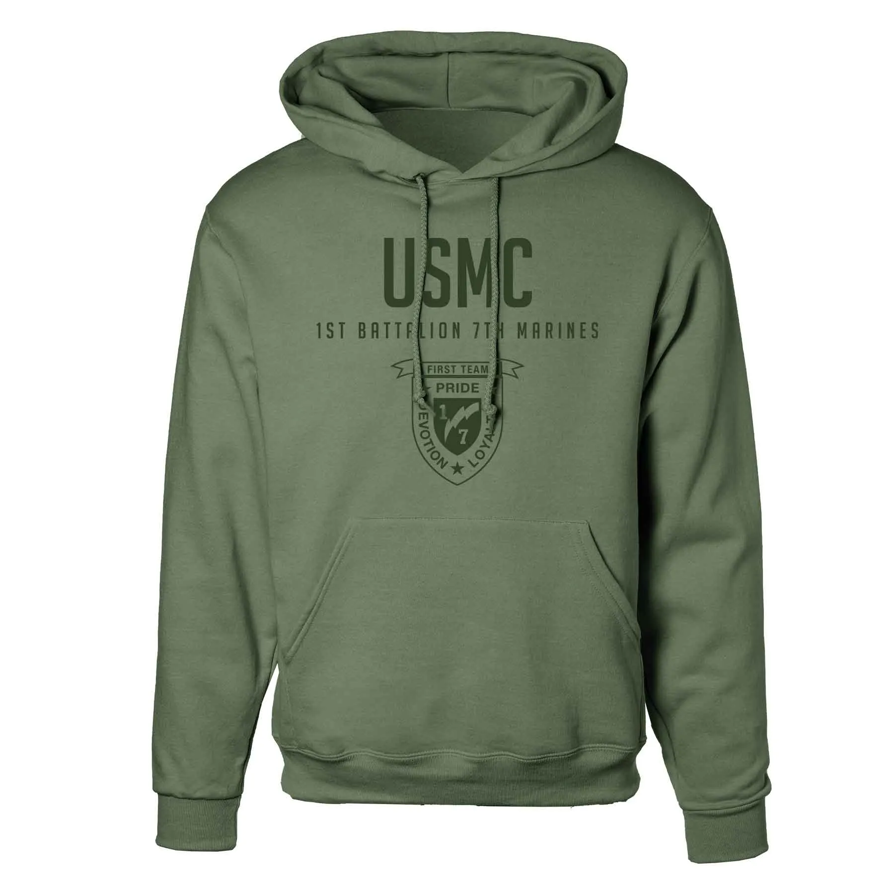 1st Battalion 7th Marines Tonal Hoodie