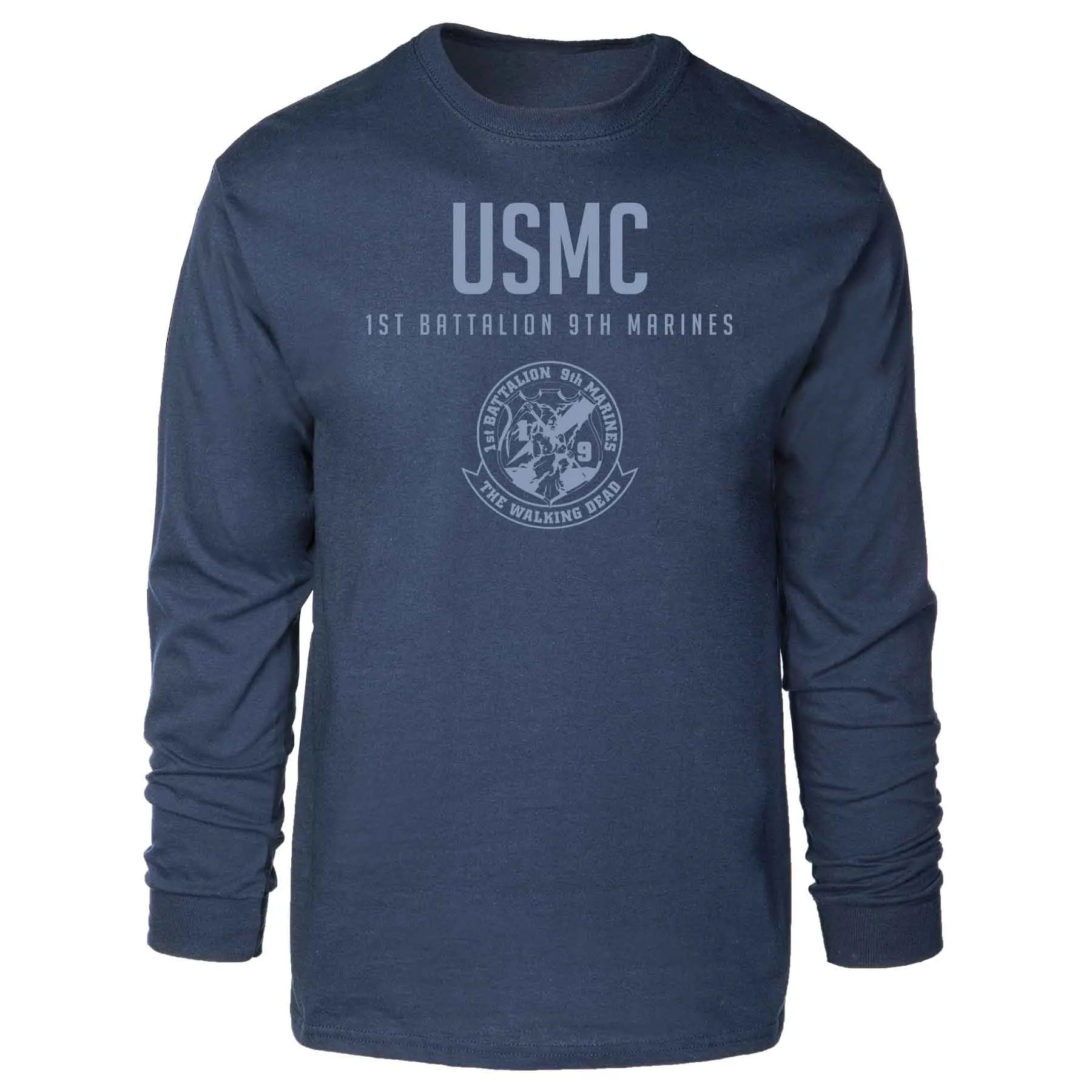 1st Battalion 9th Marines Tonal Long Sleeve T-shirt