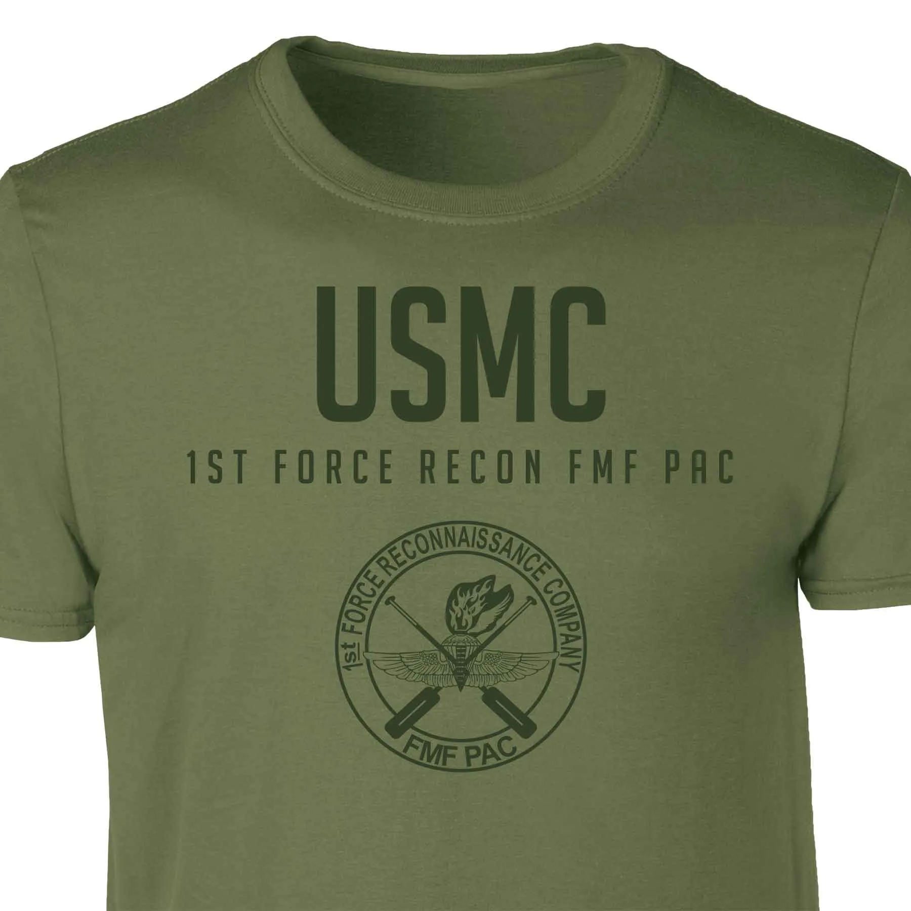 1st Force Recon FMF PAC Tonal Patch Graphic T-shirt