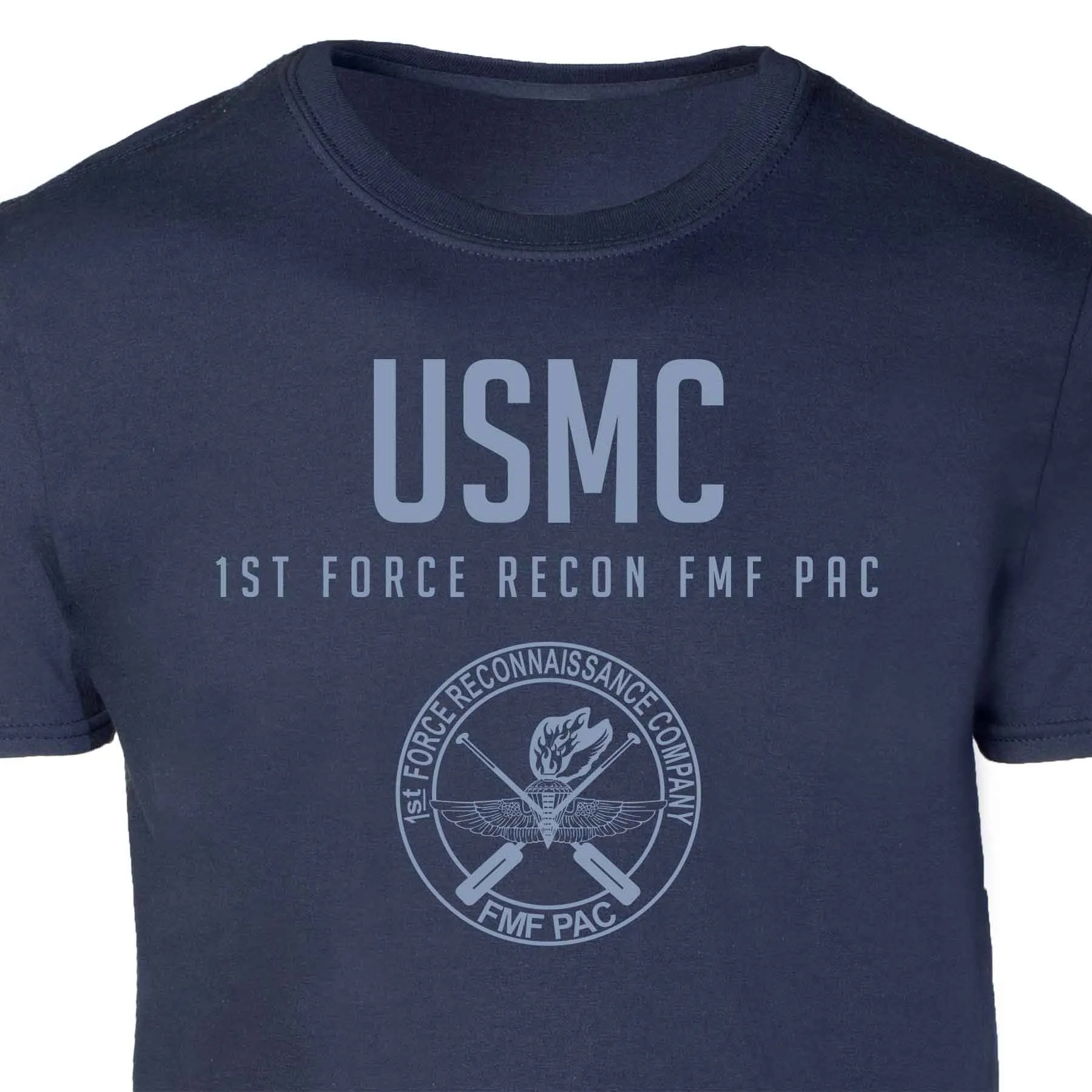 1st Force Recon FMF PAC Tonal Patch Graphic T-shirt