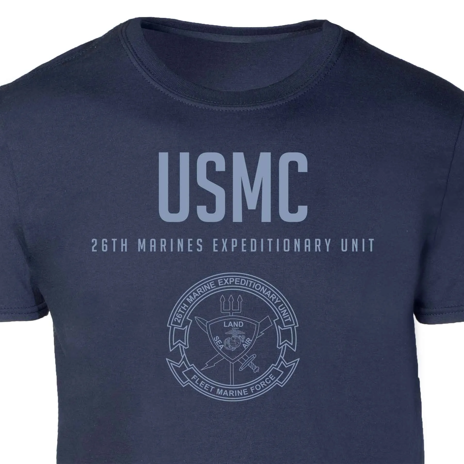 26th Marines Expeditionary Tonal Patch Graphic T-shirt