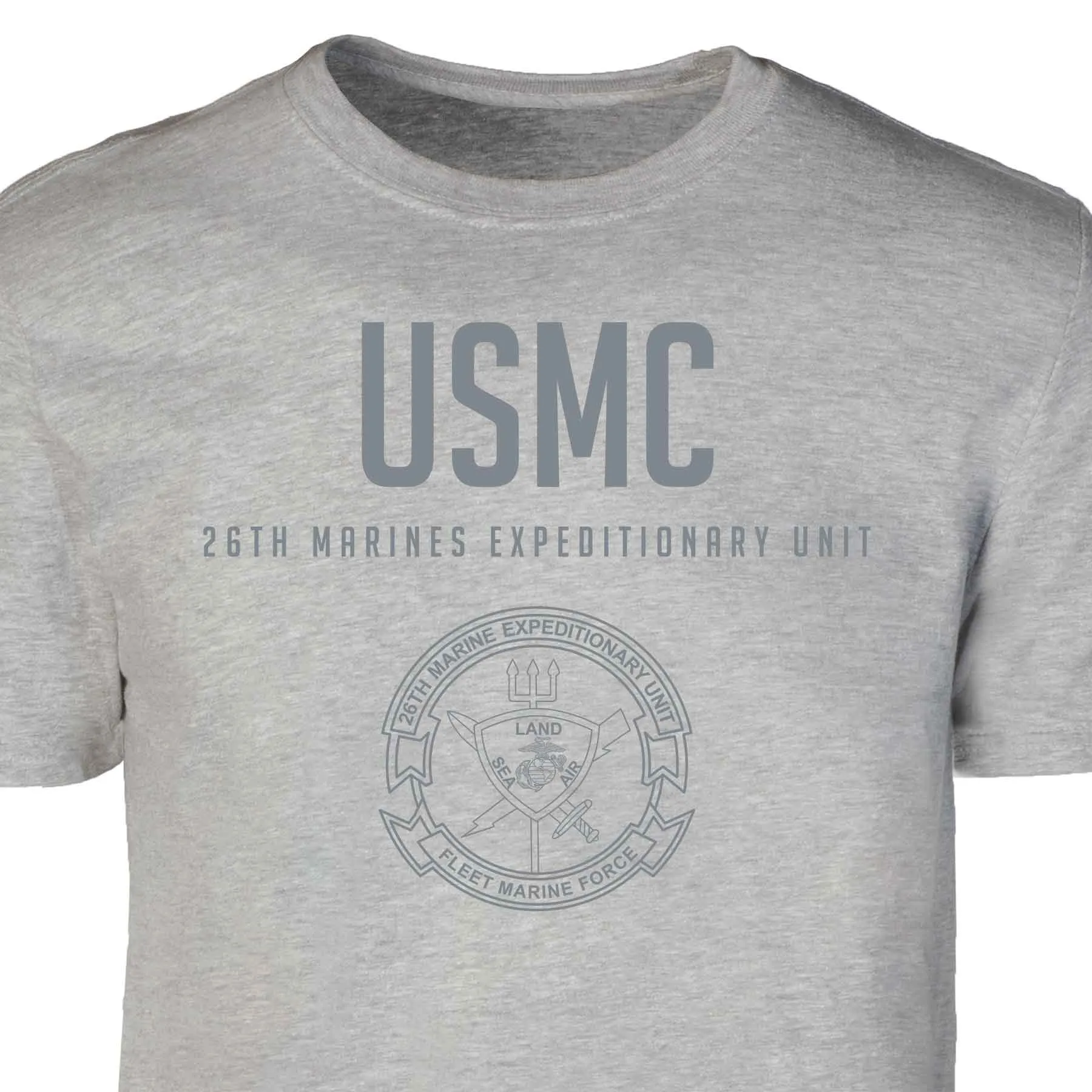 26th Marines Expeditionary Tonal Patch Graphic T-shirt