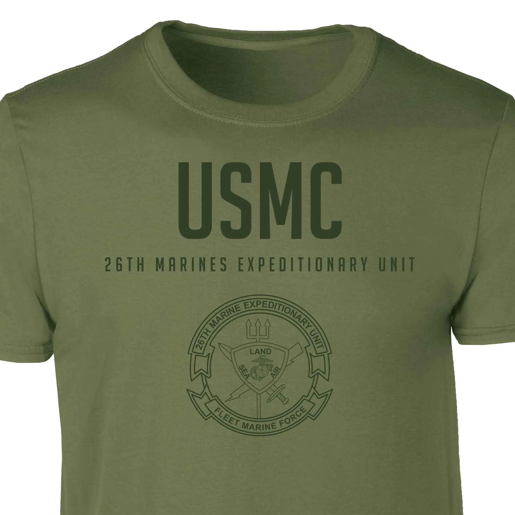 26th Marines Expeditionary Tonal Patch Graphic T-shirt