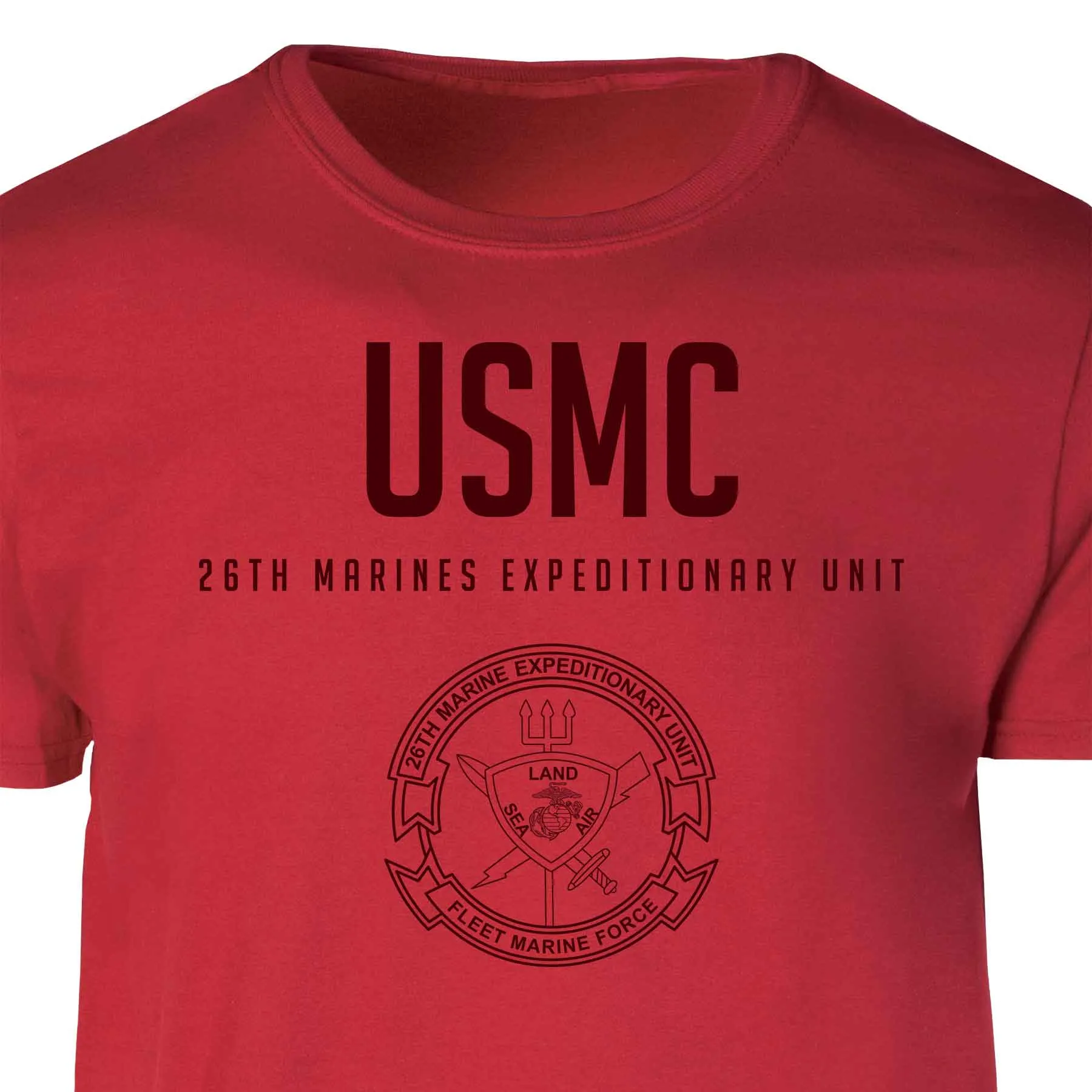 26th Marines Expeditionary Tonal Patch Graphic T-shirt