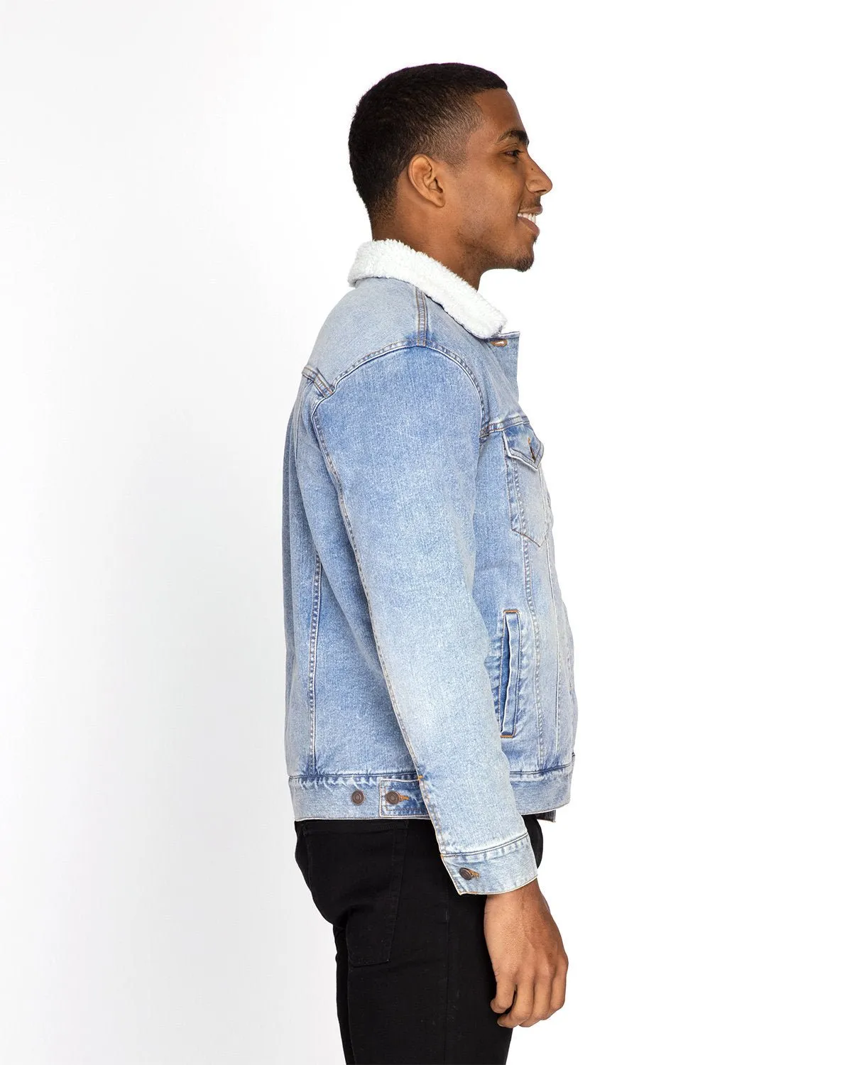 372J-Threadfast Apparel-LT DENIM/ OF WHT