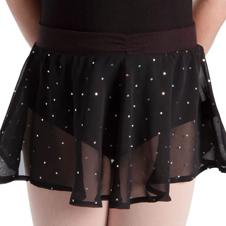 A55161G - Bloch Olesia Sequin Spotted Girls Skirt