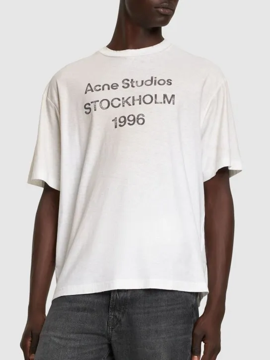 Acne Studios   Exford 1996 cotton blend t-shirt 