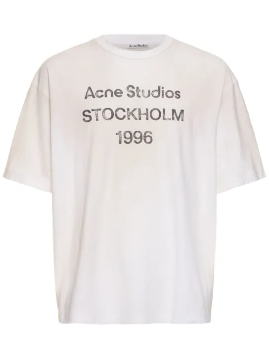 Acne Studios   Exford 1996 cotton blend t-shirt 