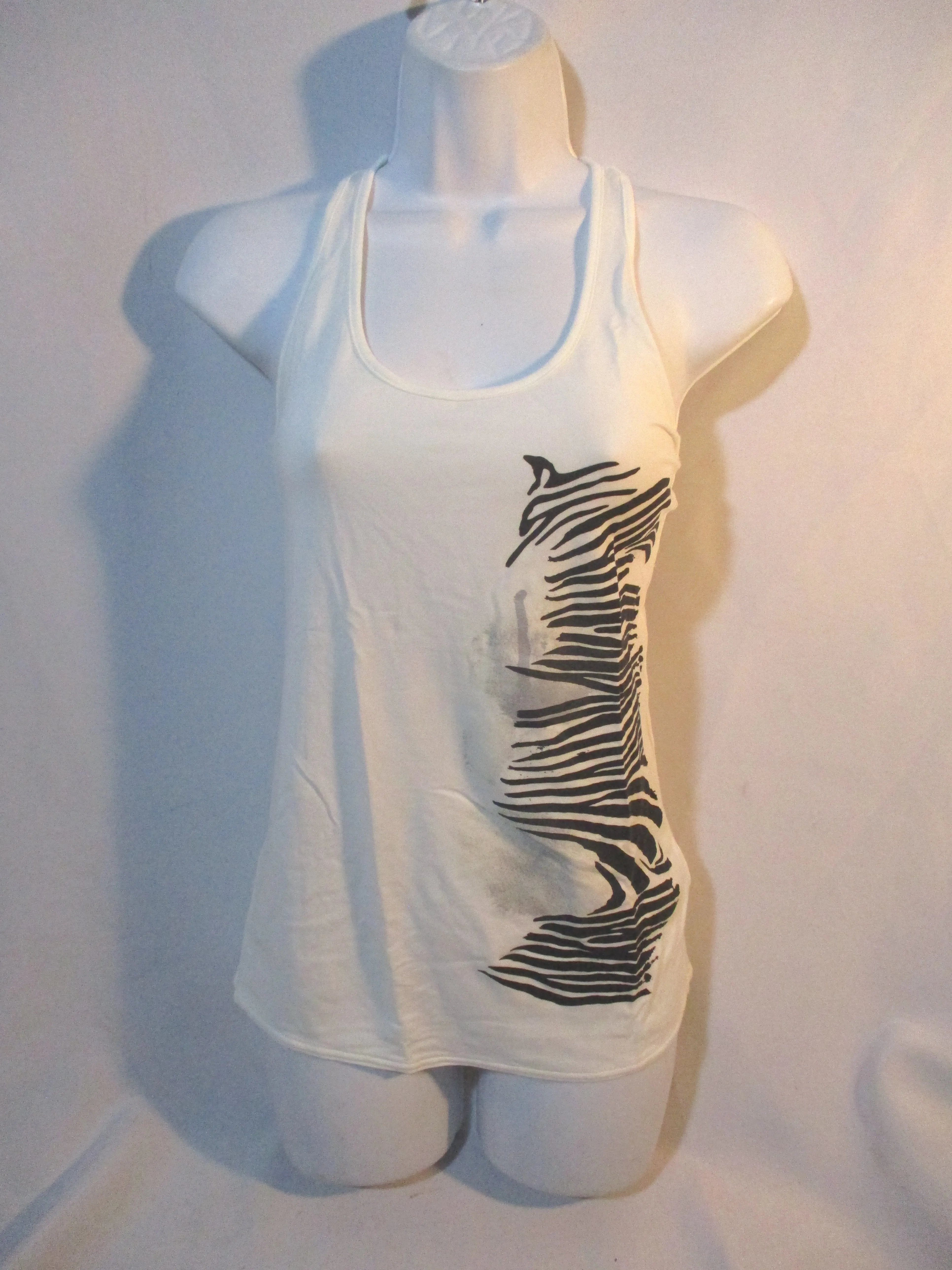 ADIDAS STELLA MCCARTNEY Racerbank Tank Top Zebra 36