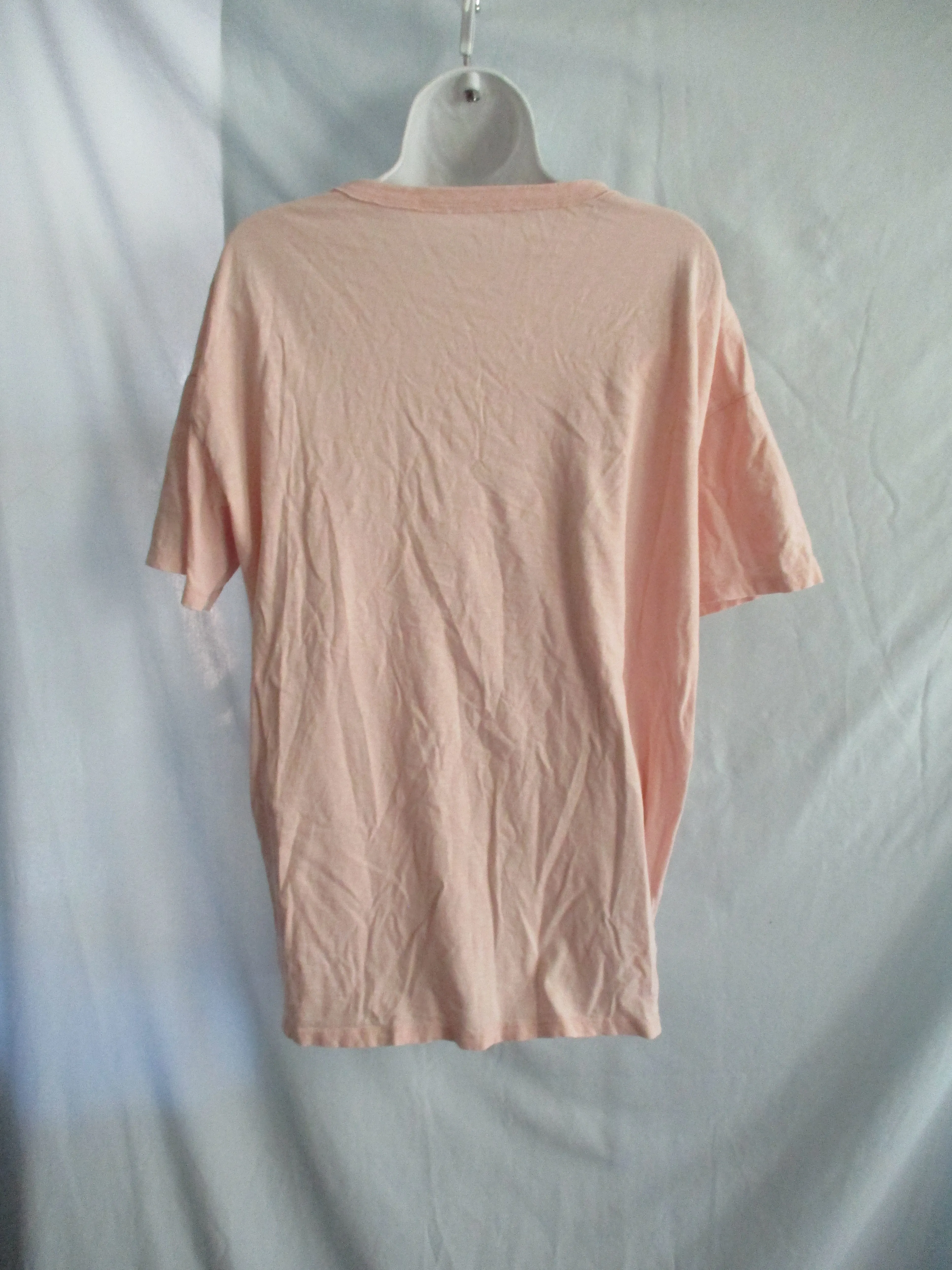 AERIE SOFT Tee T-Shirt Top M BLUSH PINK CREWNECK