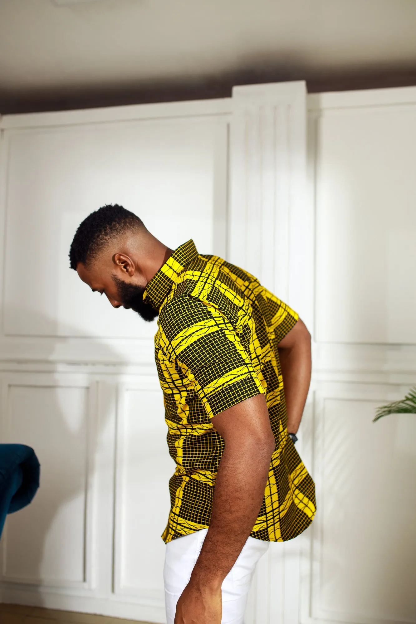 African Print Abidemi Short Sleeve Shirt