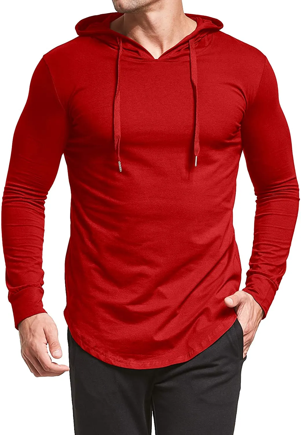 Aiyino Men's S-5X Short/Long Sleeve Fashion Athletic Hoodies Sport Sweatshirt  Pullover