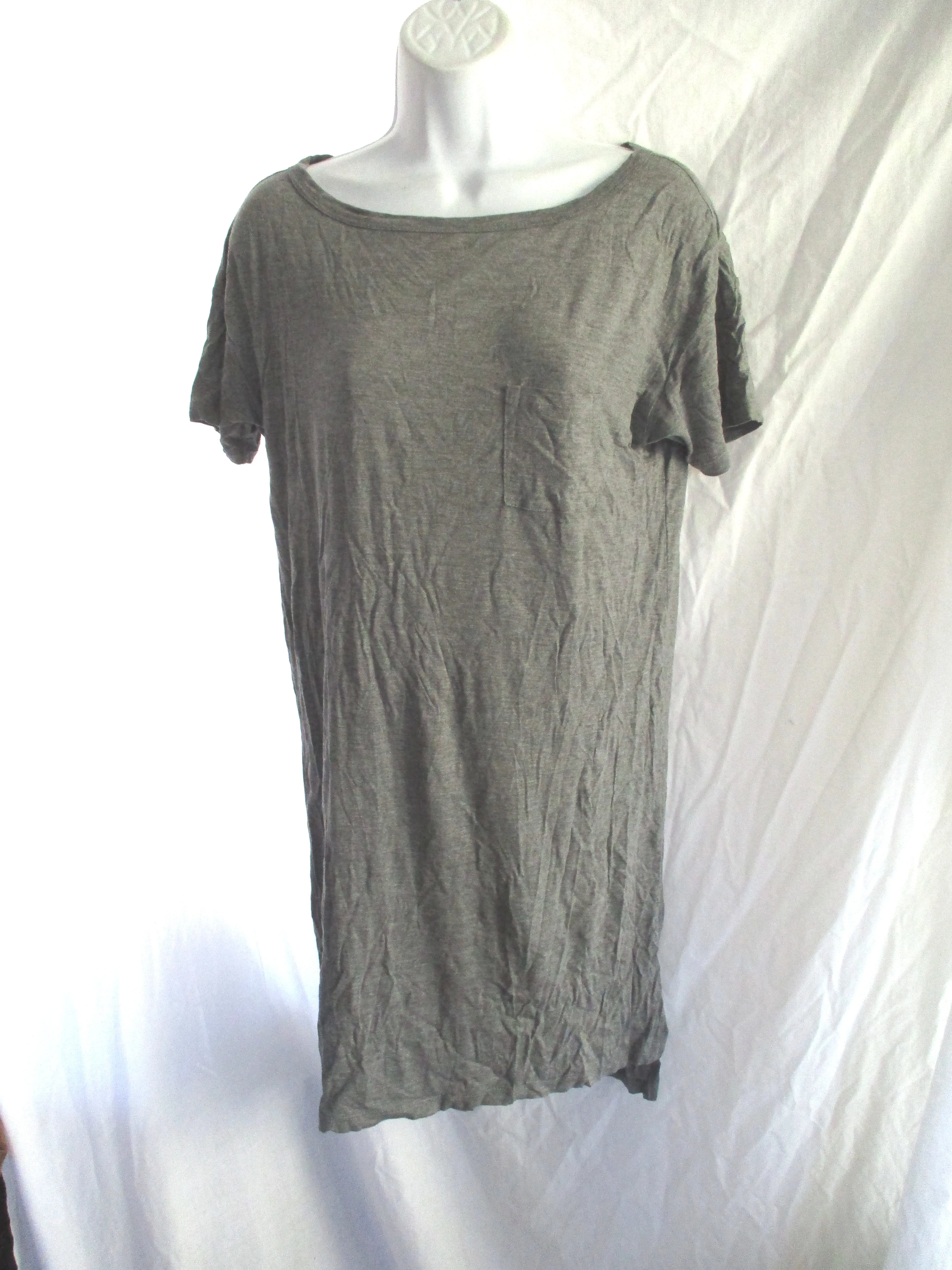 ALEXANDER WANG Tee T-Shirt Dress One Piece S GREY GRAY