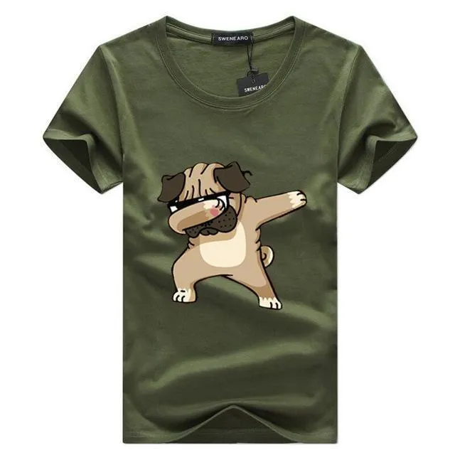 Animal Dog Print Hipster Funny t shirt