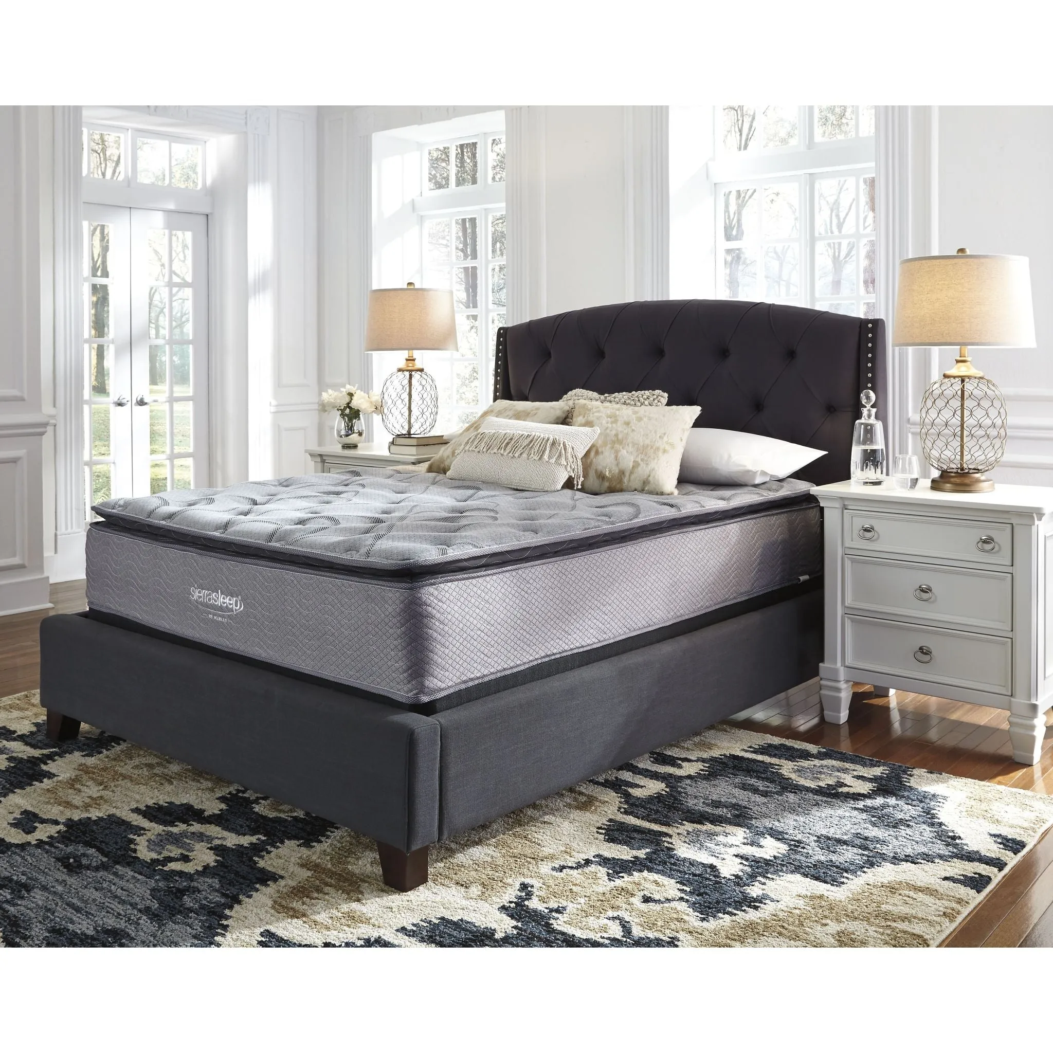 Ashley Sleep Curacao Pillow Top Innerspring 13 inch Mattress In A Box