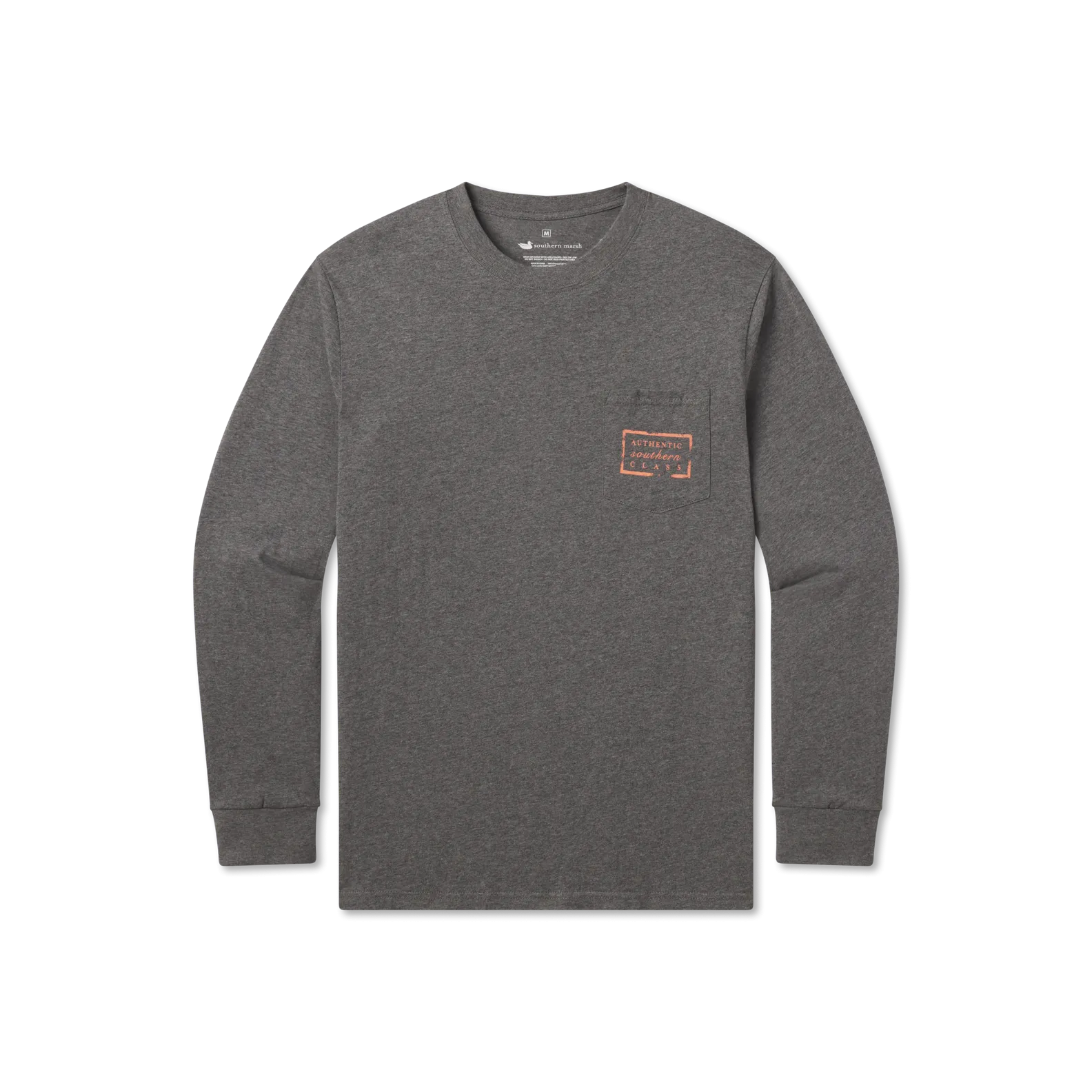 Authentic Heathered Tee - Long Sleeve