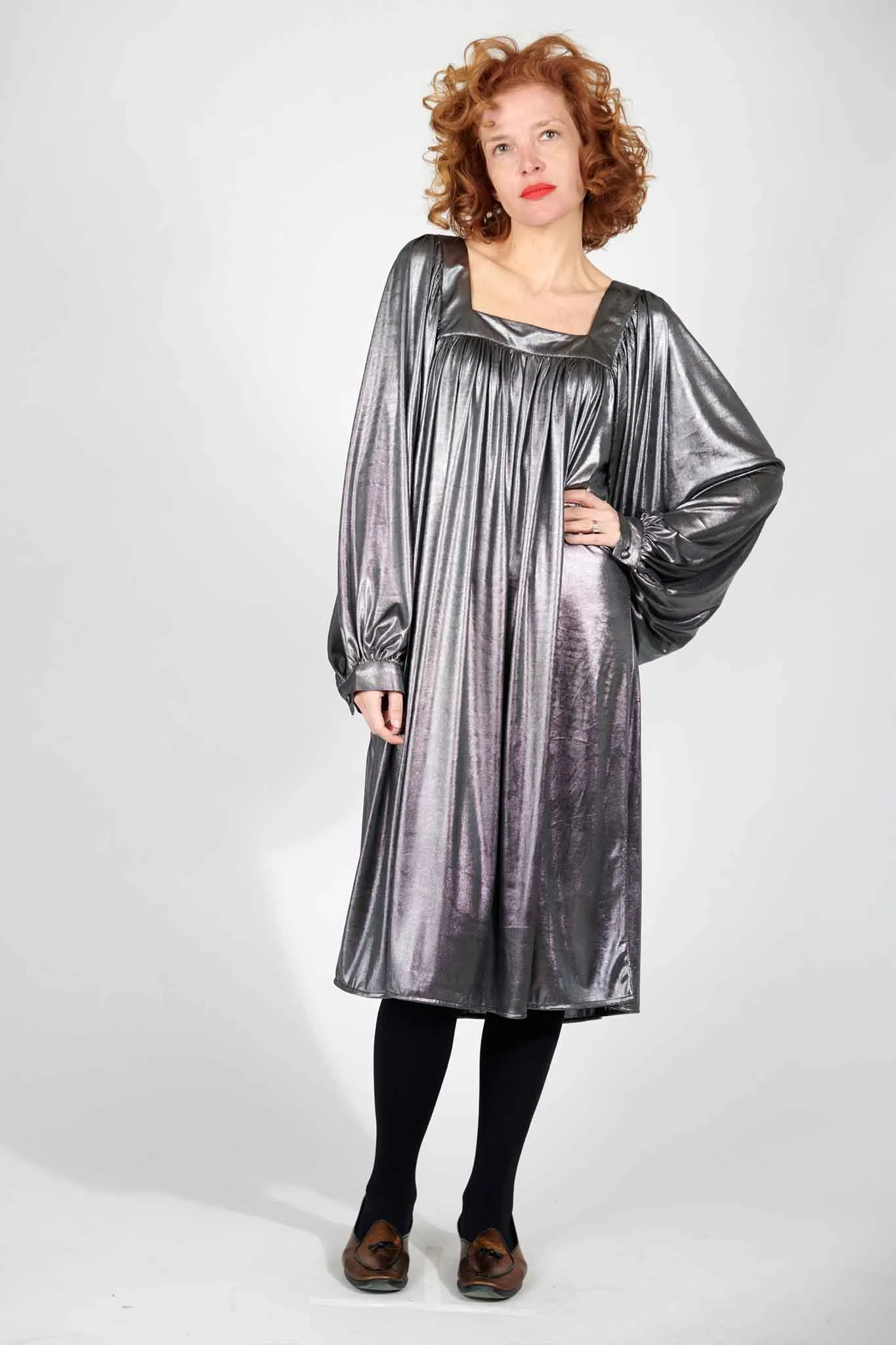 Beaumaris Dress in Silver