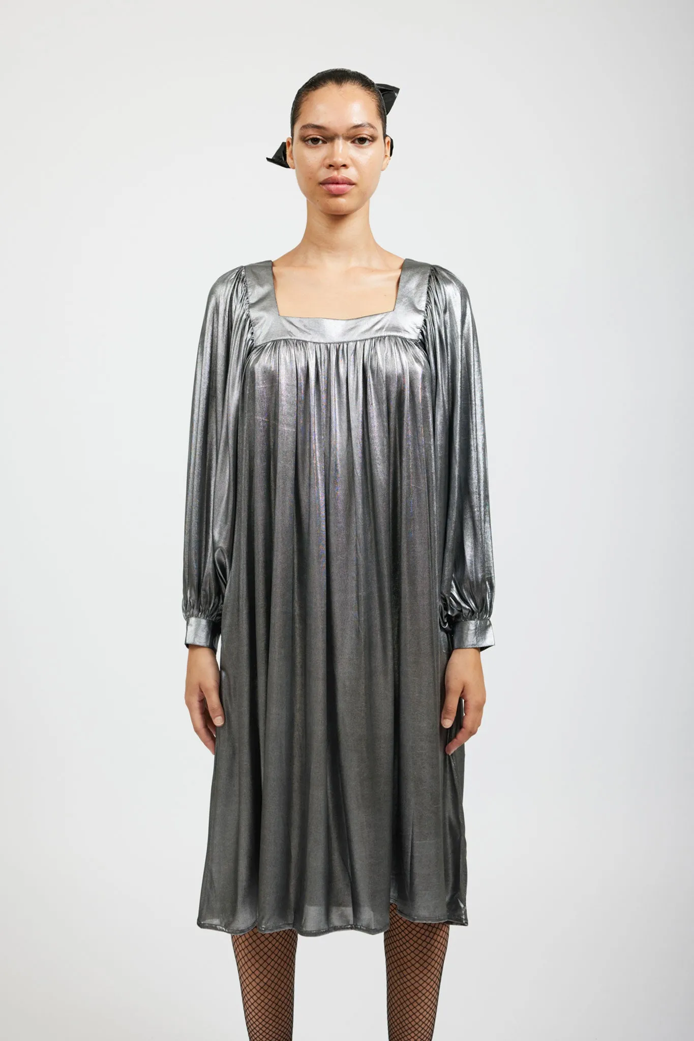 Beaumaris Dress in Silver