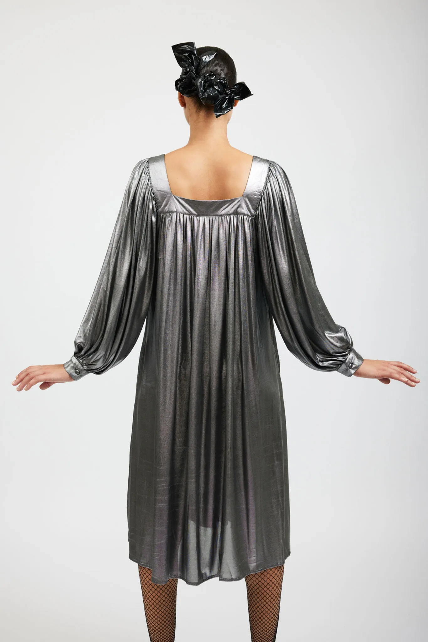 Beaumaris Dress in Silver