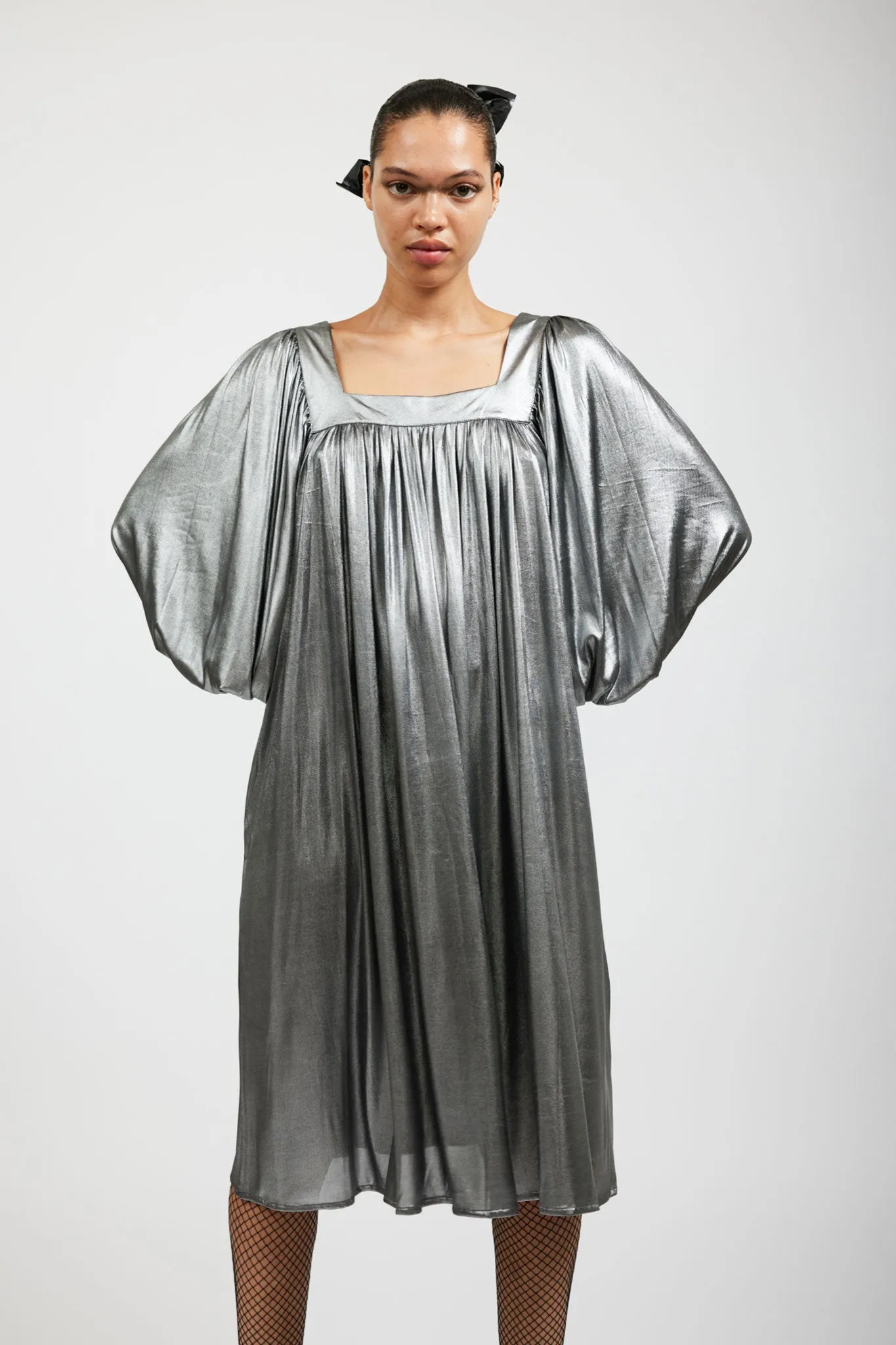 Beaumaris Dress in Silver