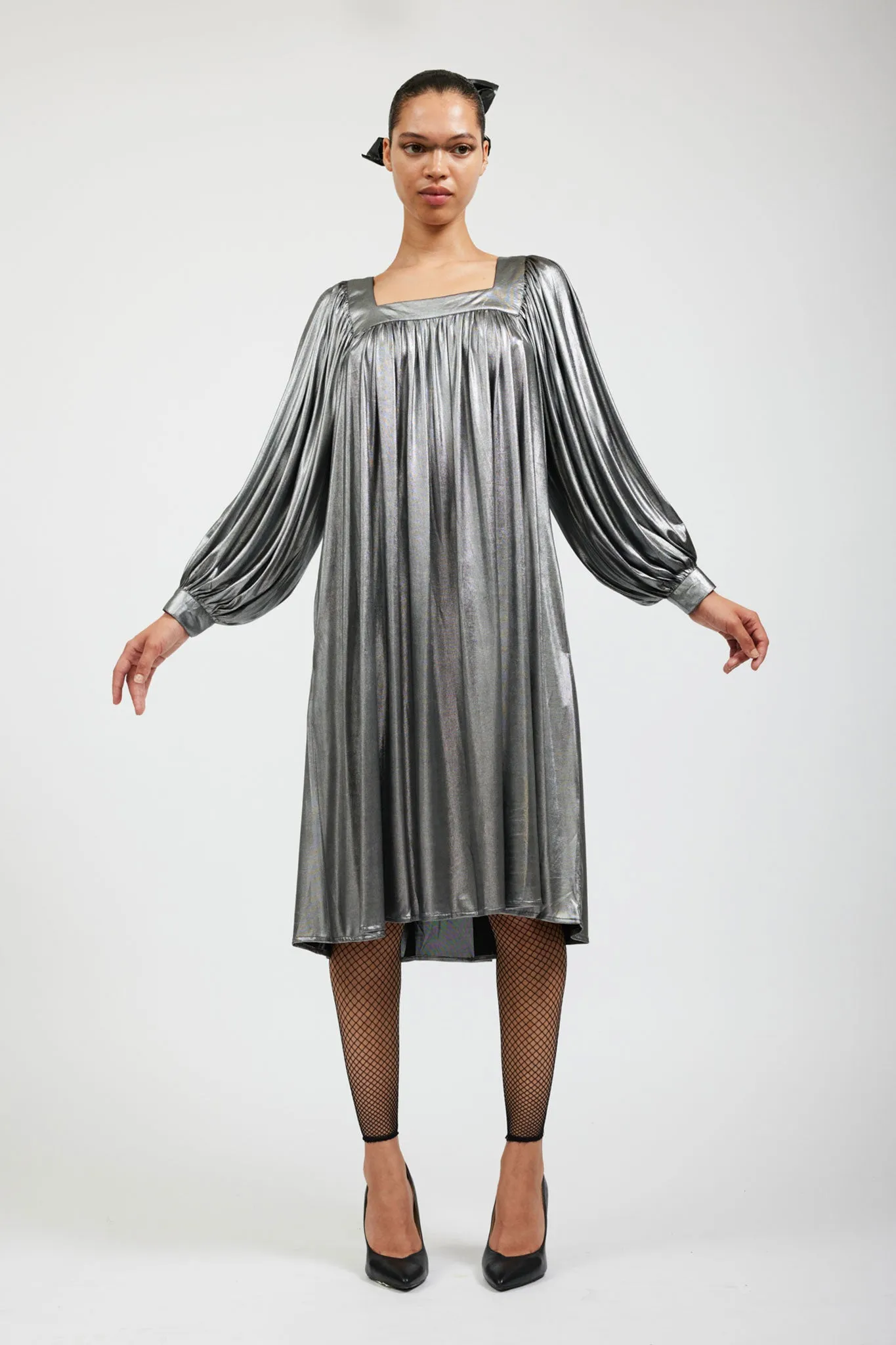 Beaumaris Dress in Silver