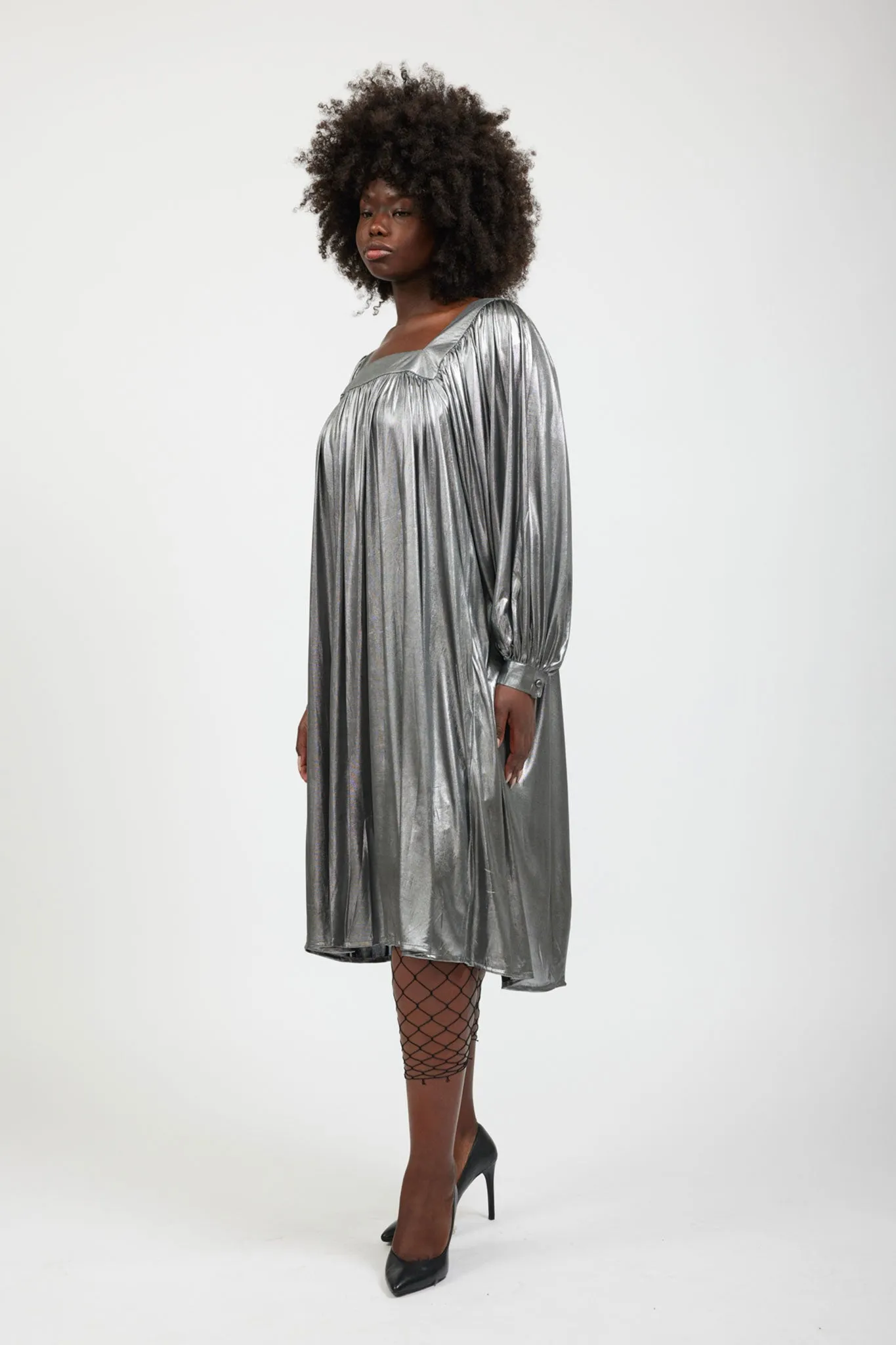 Beaumaris Dress in Silver