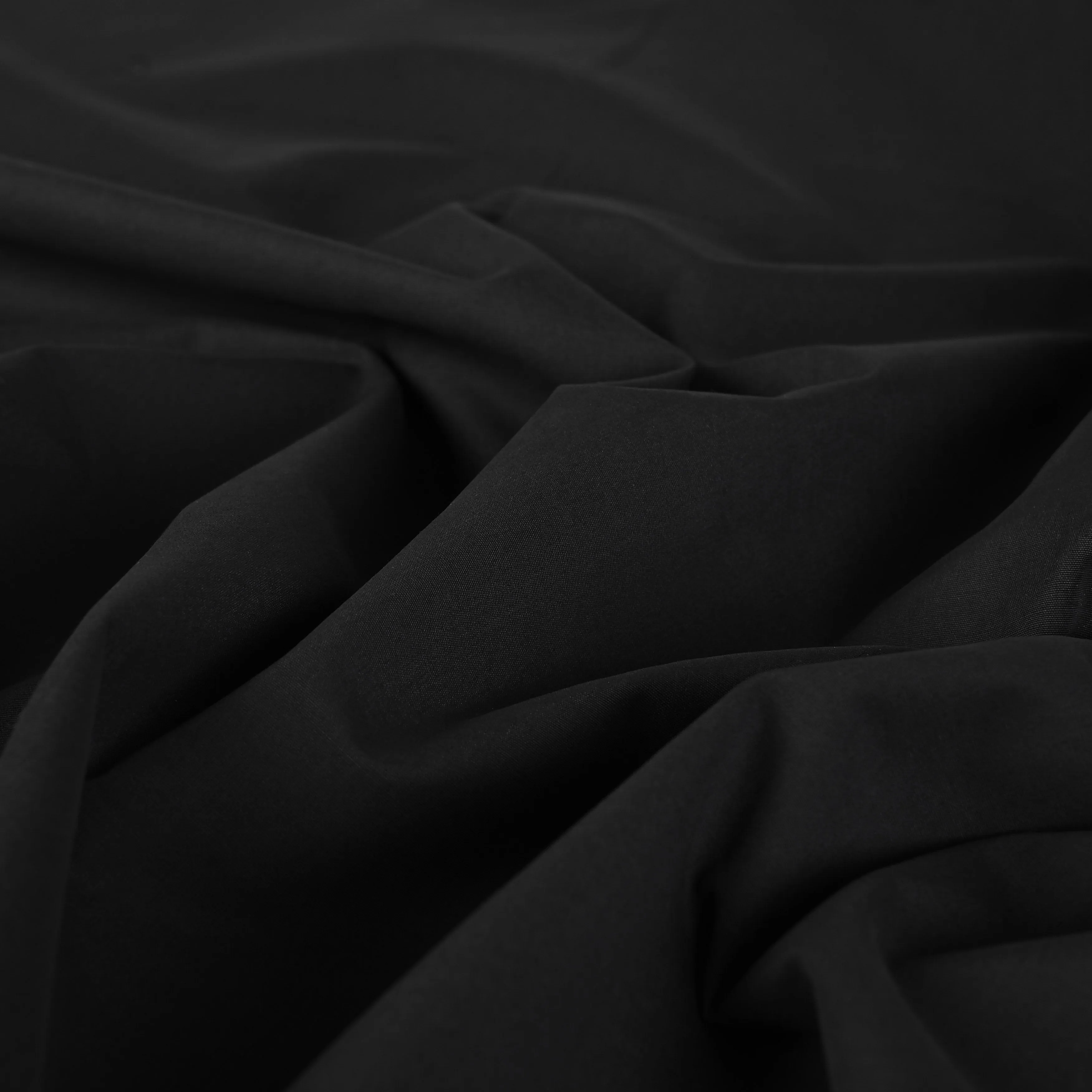 Black Poplin Fabric 96362