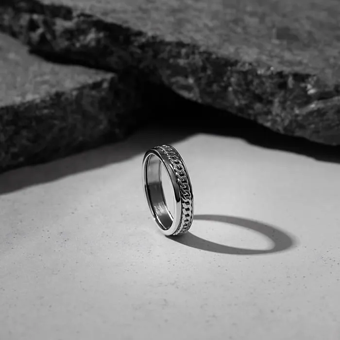 Black Rhodium Classy Band For Him