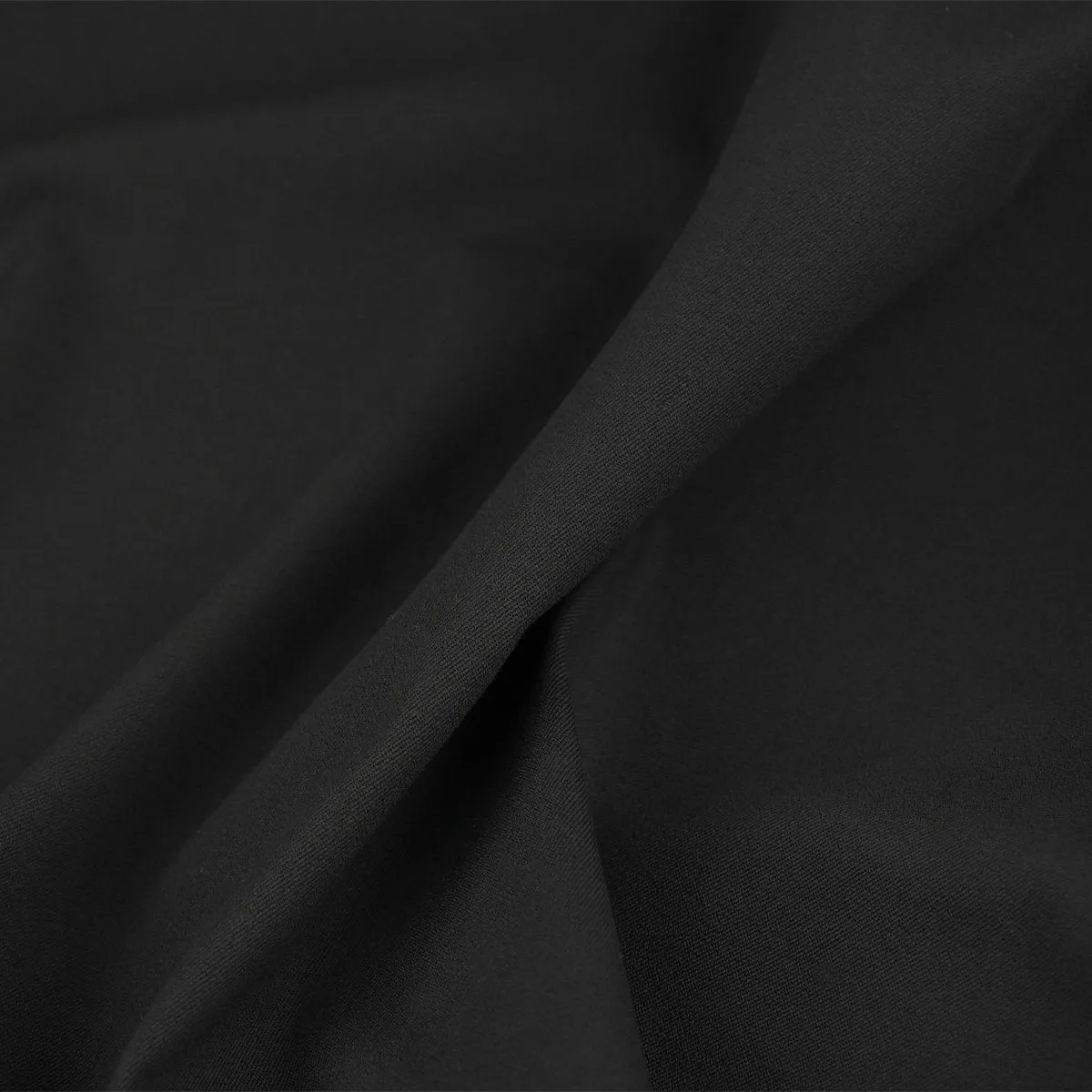 Black Stretchy Twill Fabric 96642