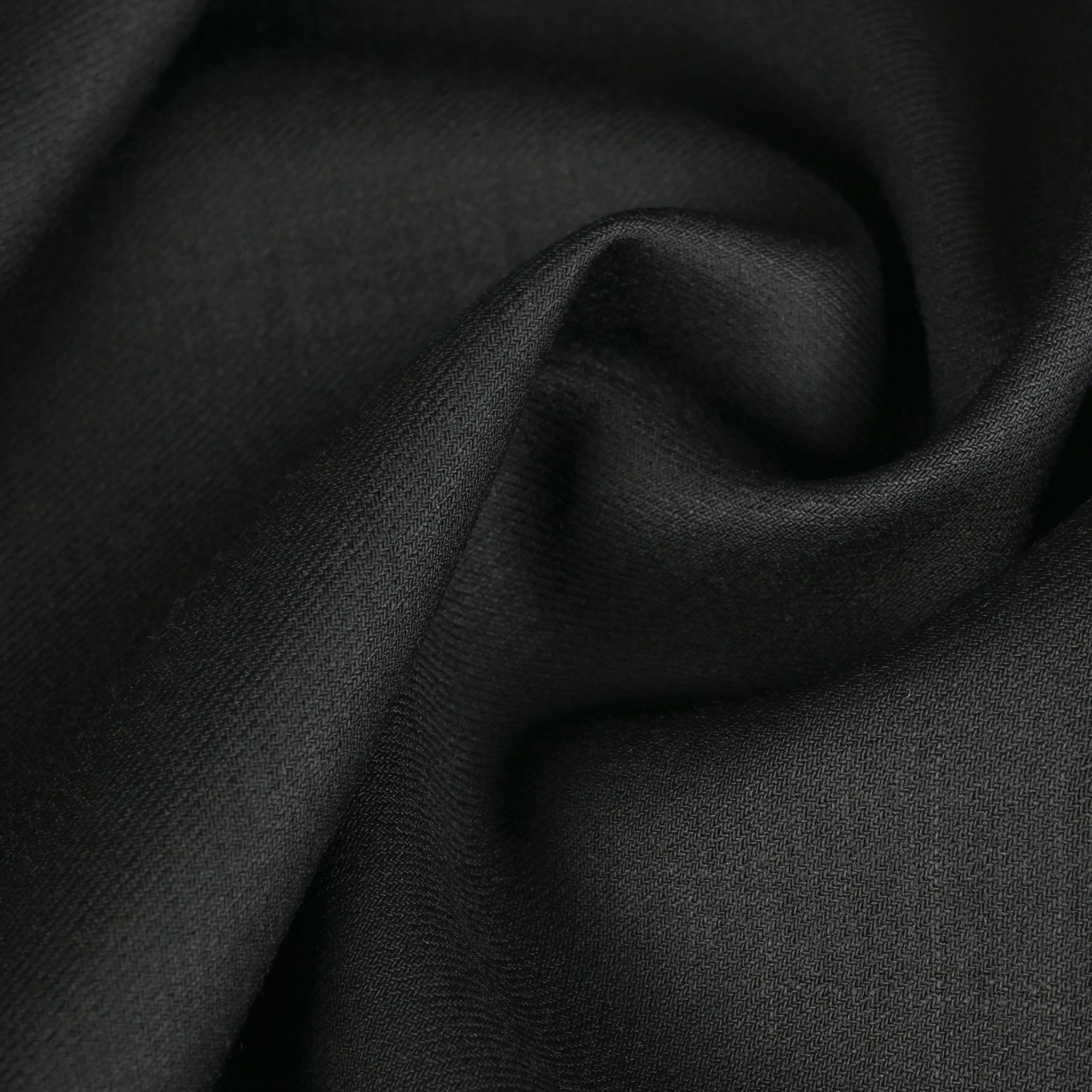 Black Suiting Crepe Fabric 97089