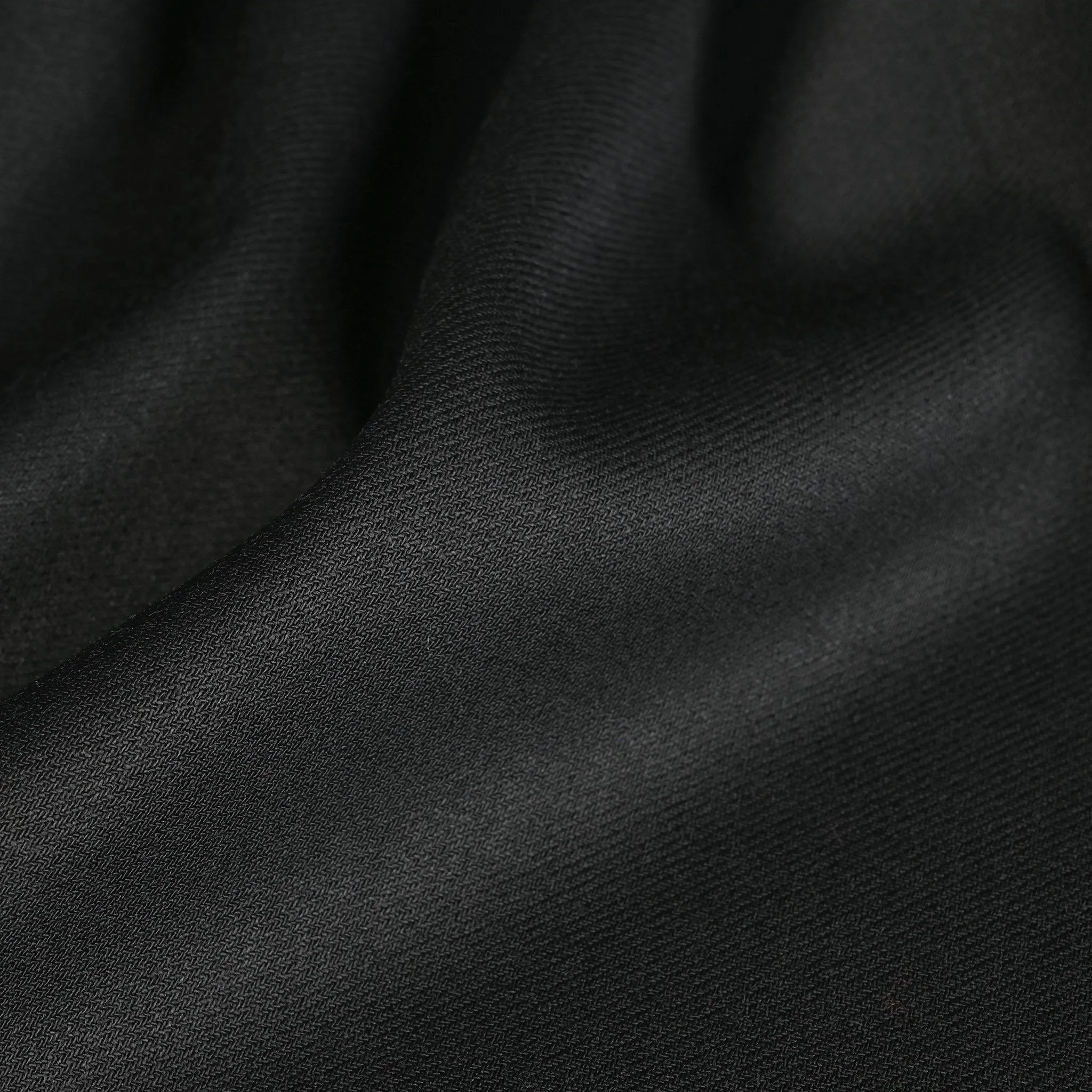 Black Suiting Crepe Fabric 97089