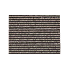 BRETON STRIPE SHAG UTILITY MAT, GRAVEL