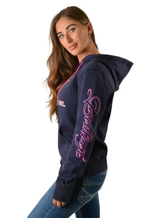 Bullzye Ladies Wildflower Pullover Hoodie - B2W2505145- On Sale