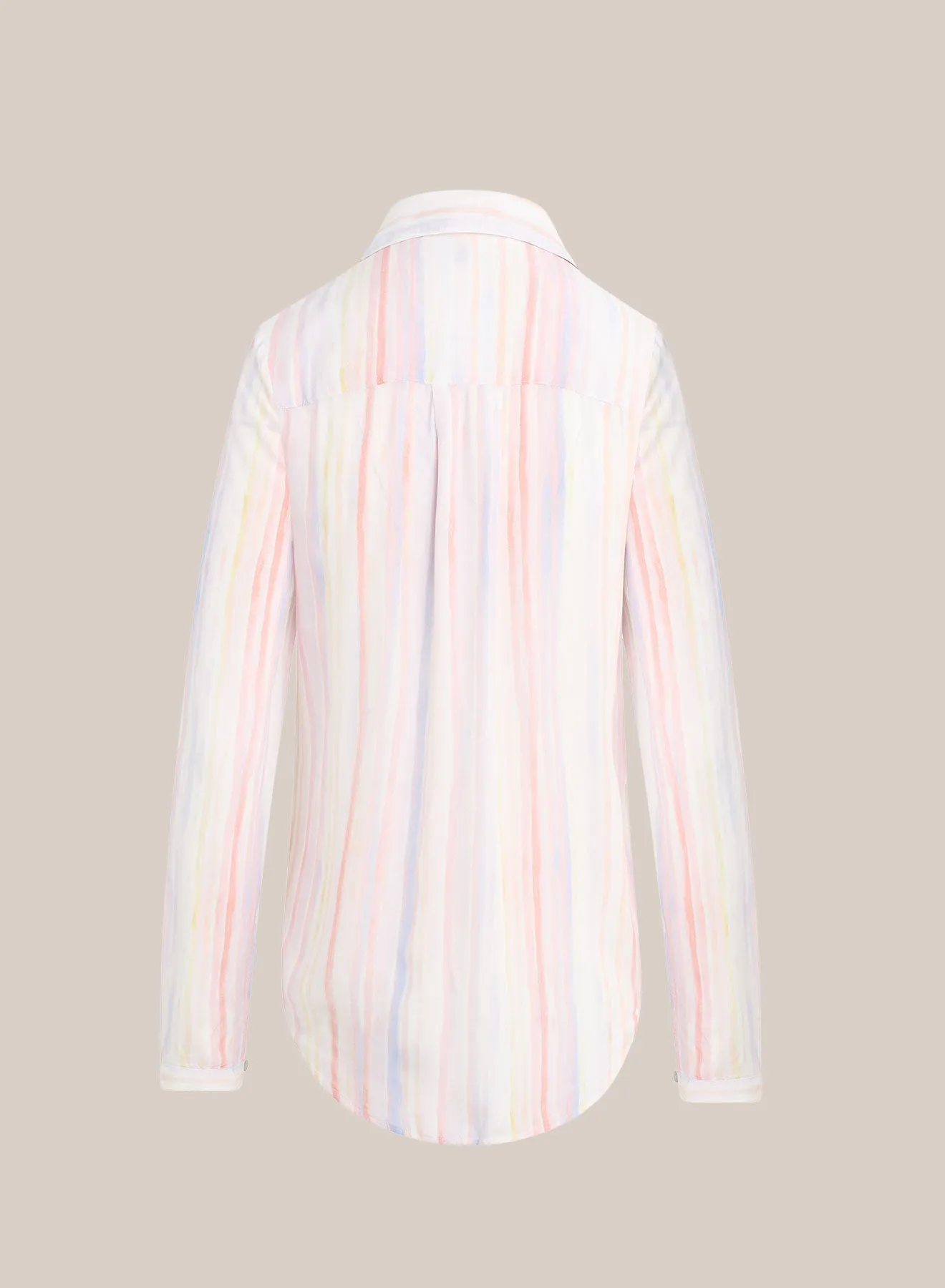 Button Down Hipster - Sunrise Stripe Print