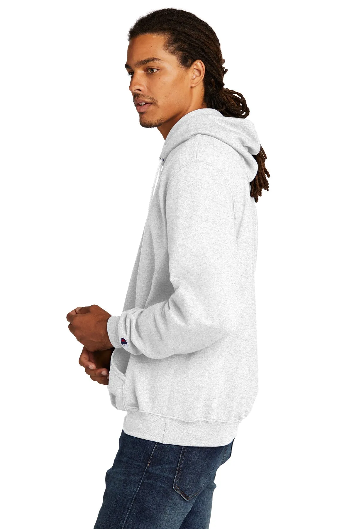 Champion Eco Fleece Pullover Hoodie, Silver Grey