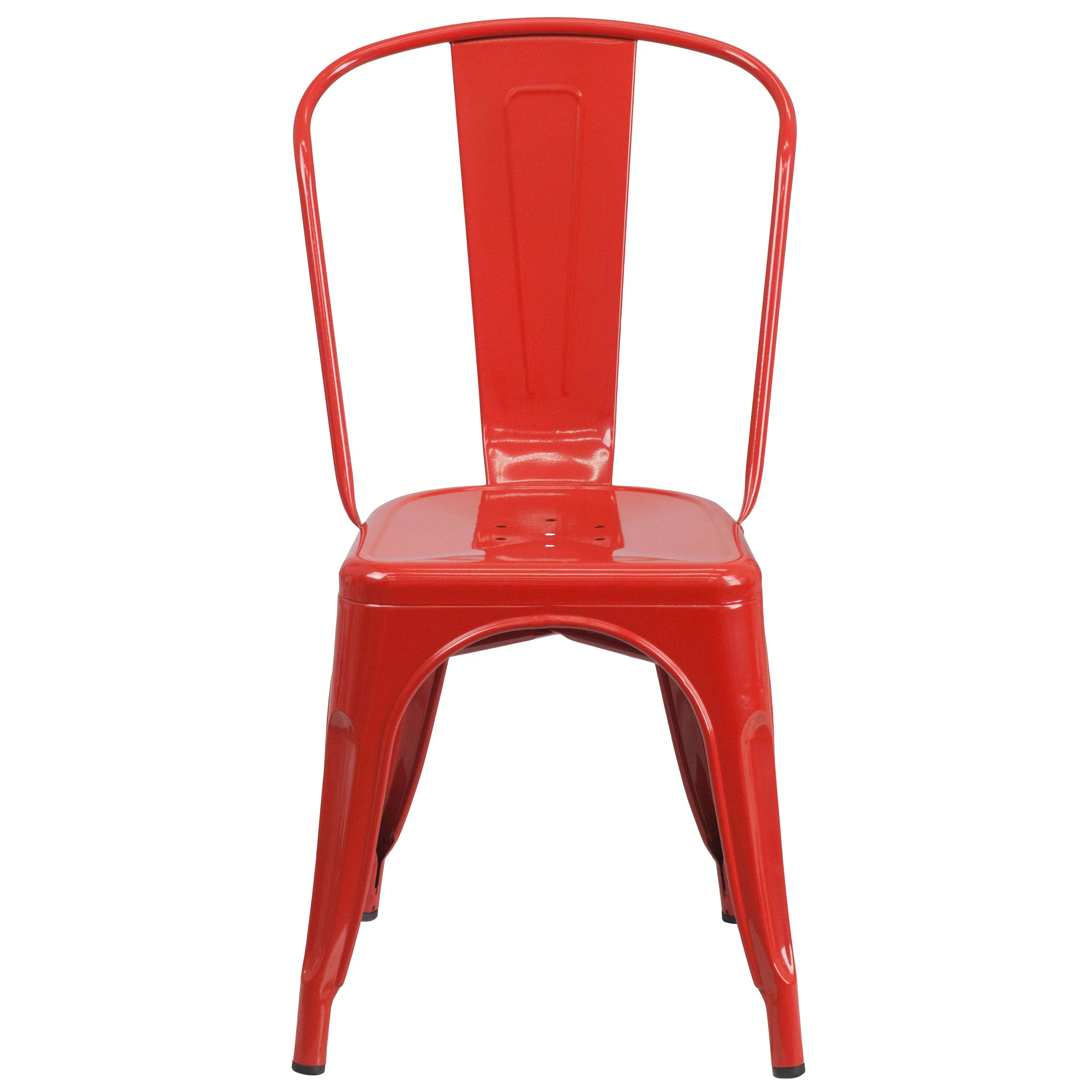 Commercial Grade Metal Indoor-Outdoor Stackable Chair