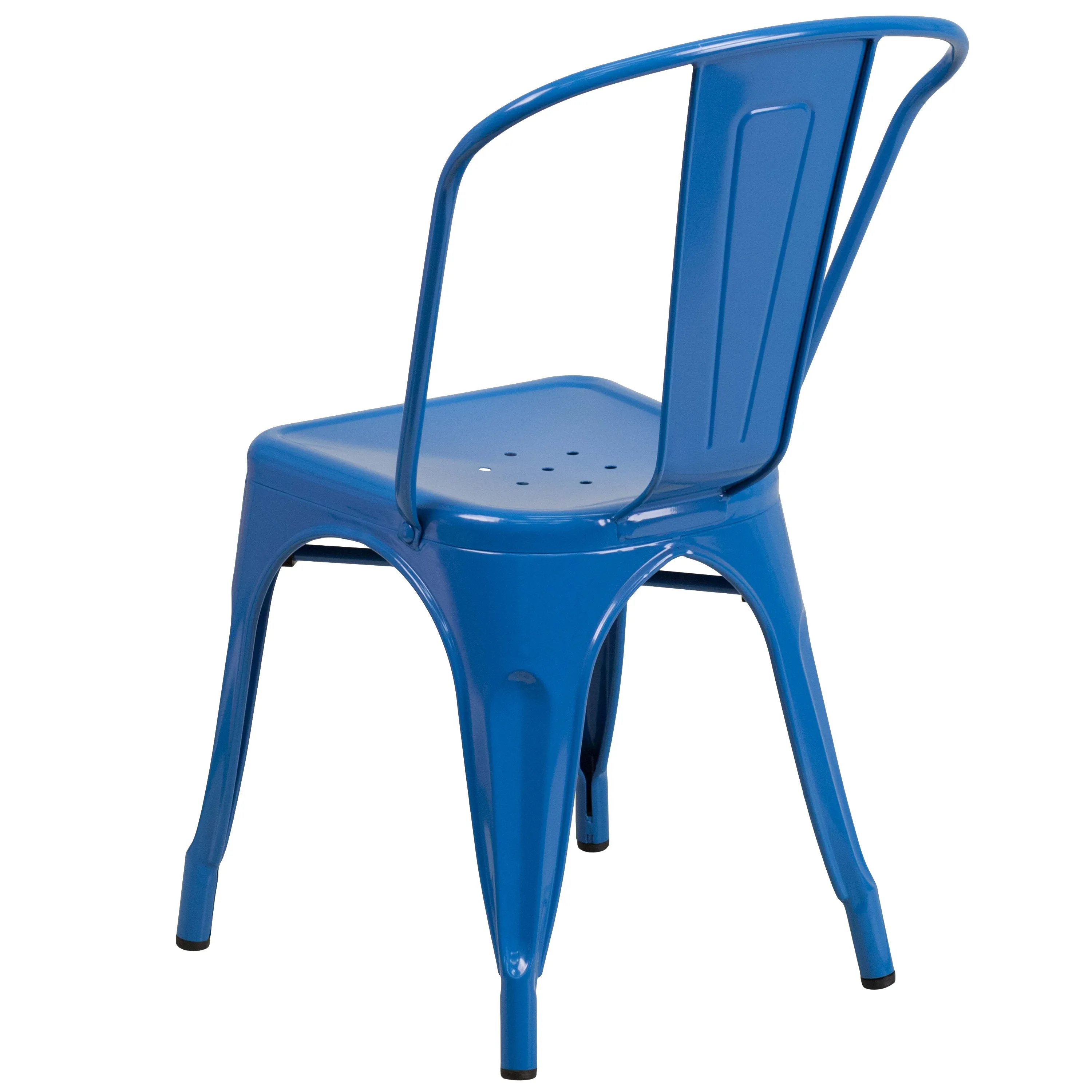 Commercial Grade Metal Indoor-Outdoor Stackable Chair