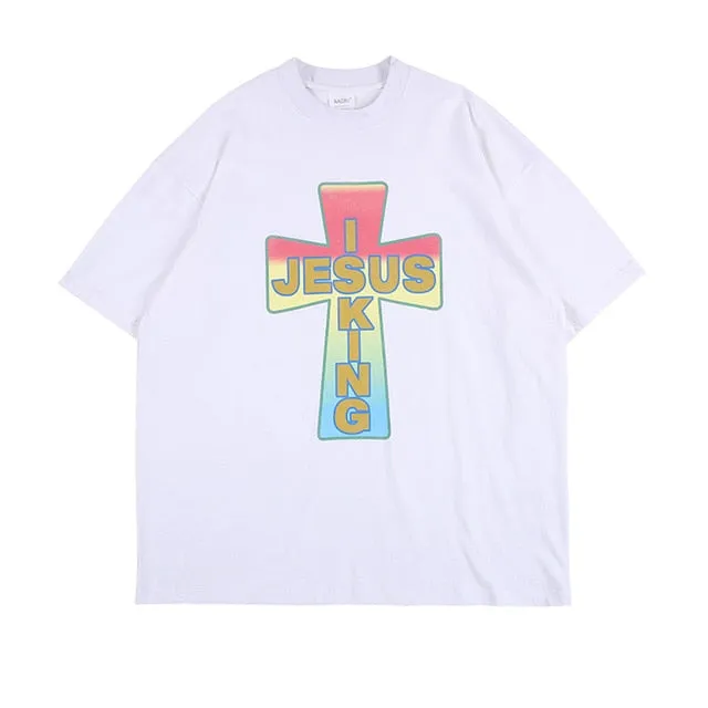 Creative Design Retro Cross Shirt