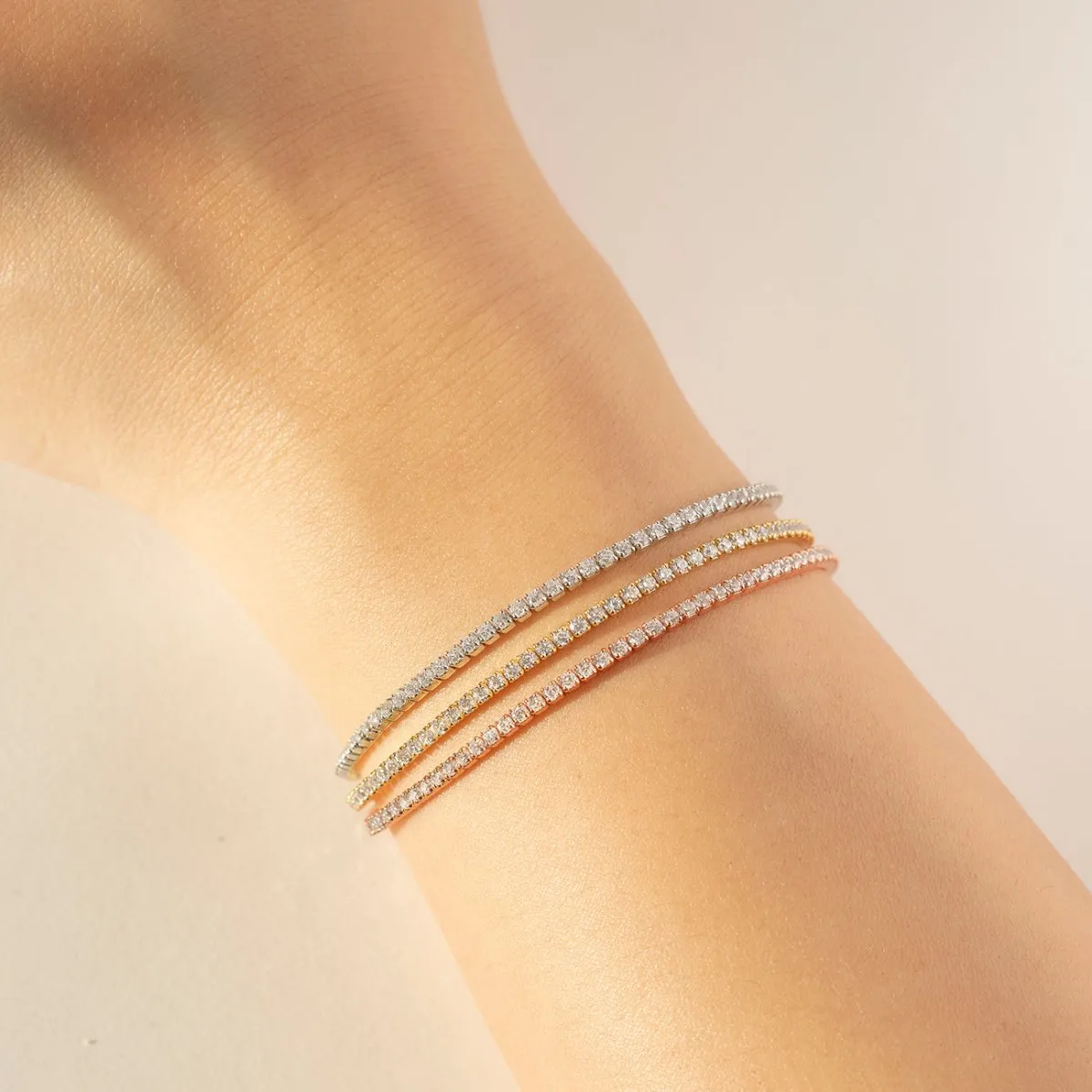 Dainty Crystal Line Bracelet