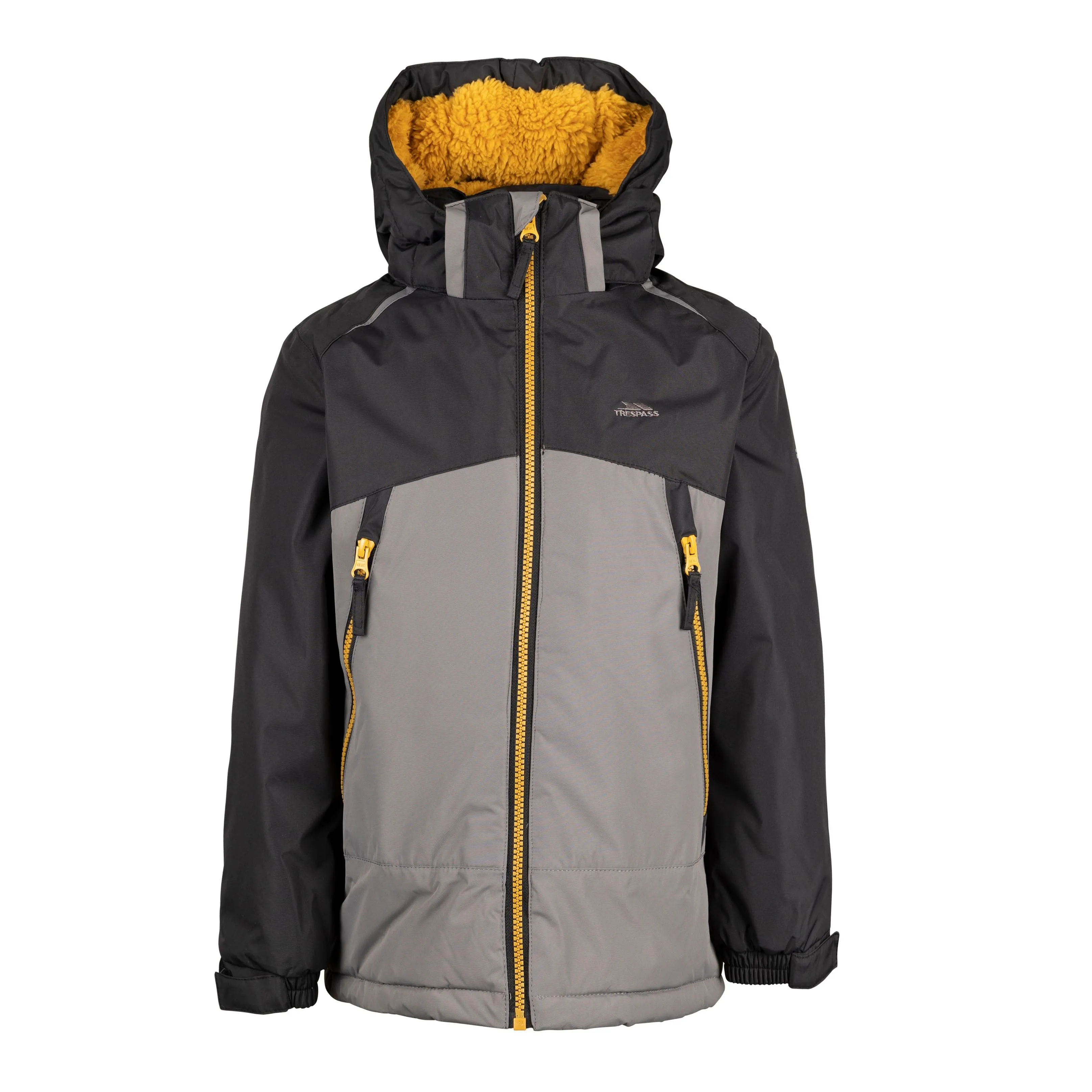 Discover Boys Padded Waterproof Jacket in Storm Grey